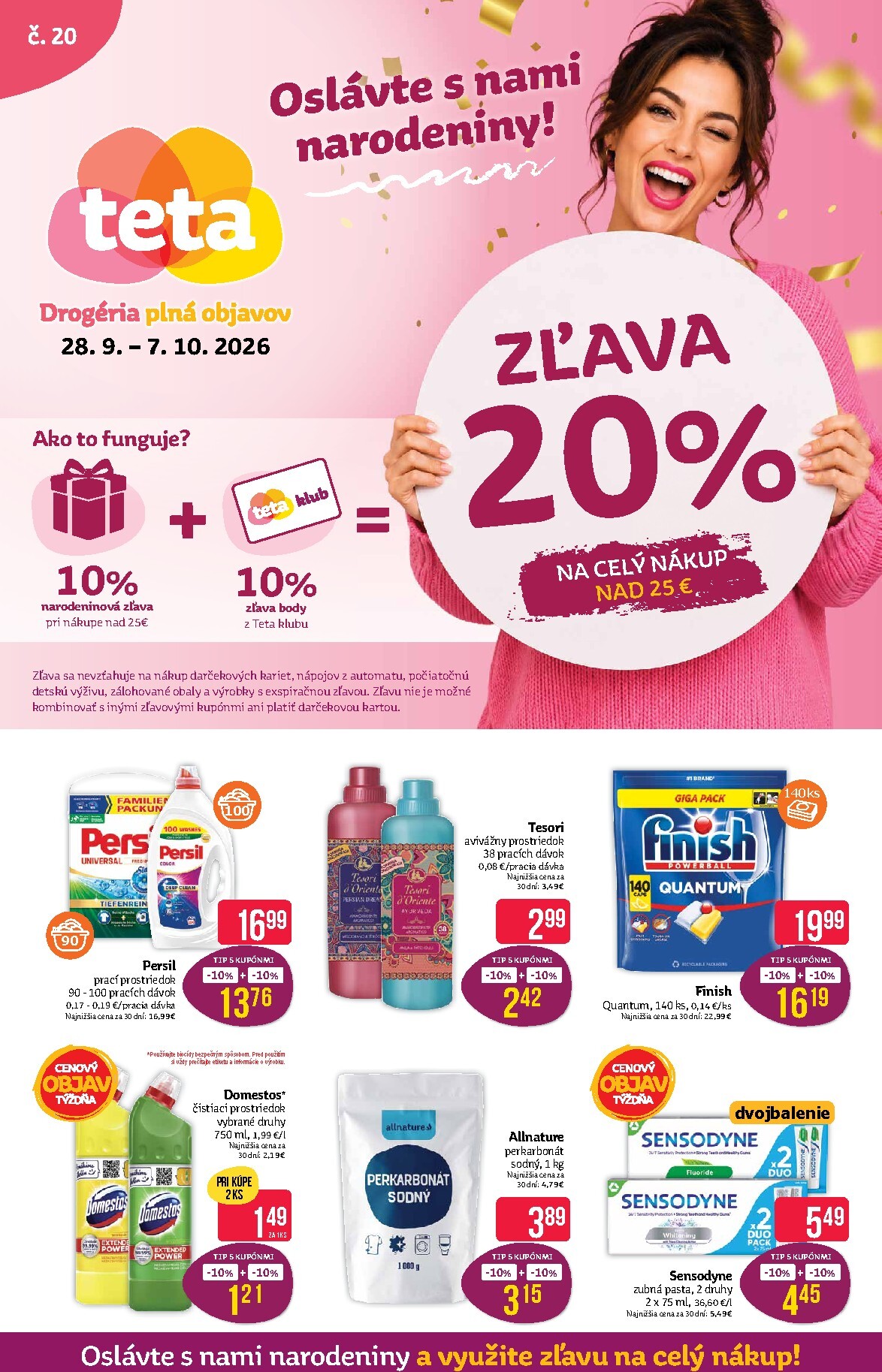 teta-drogerie - Nový Teta drogerie leták od pondelka, 28.09.2026 do stredy, 07.10.2026