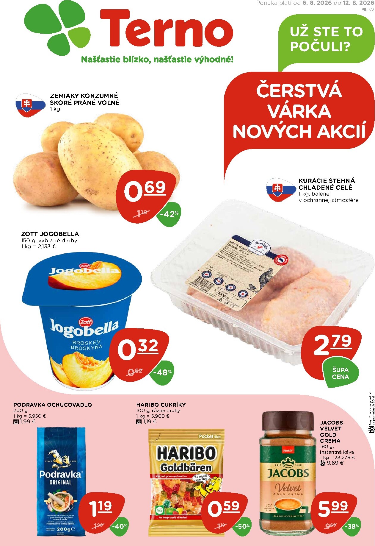 terno - Nový Terno leták od štvrtka, 06.08.2026 do stredy, 12.08.2026