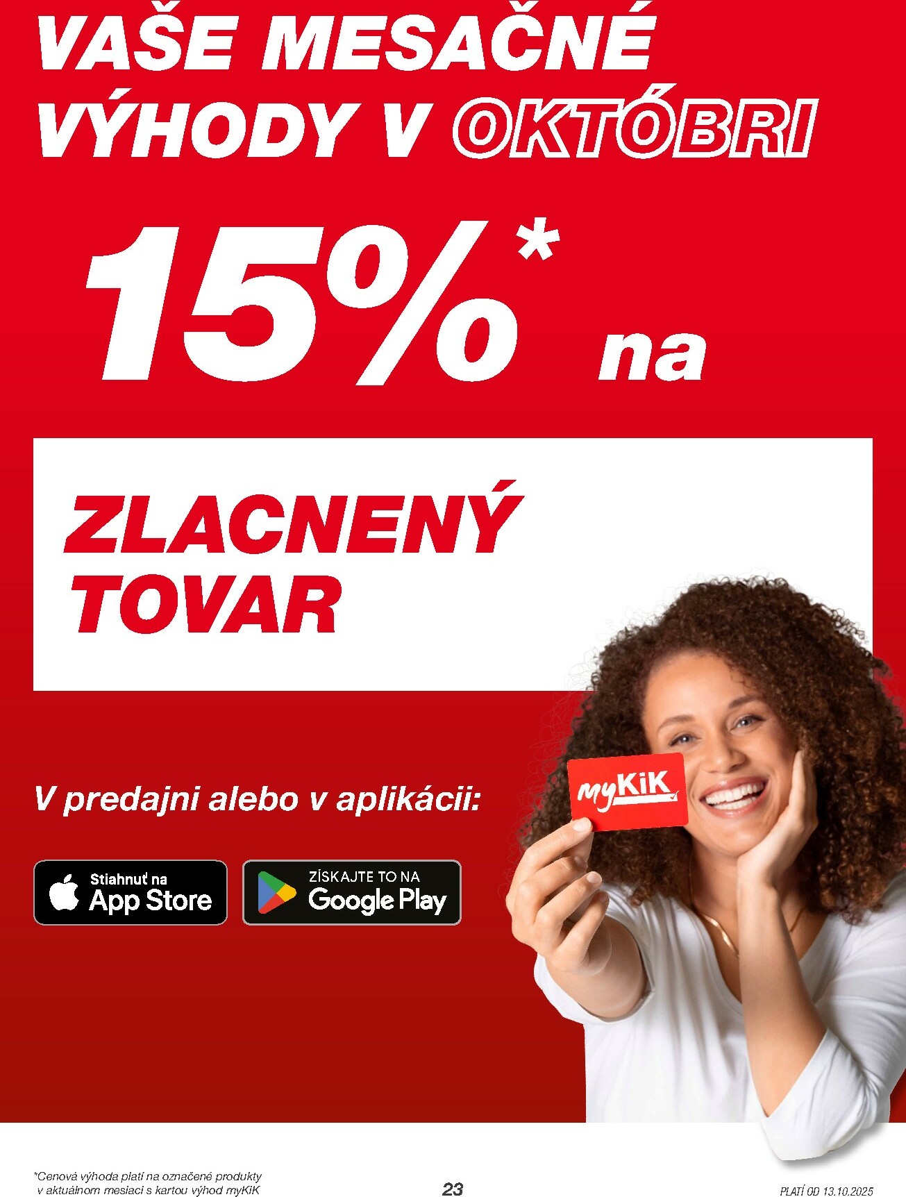 kik - Leták Kik platný od 13.10. do 02.11. - page: 23