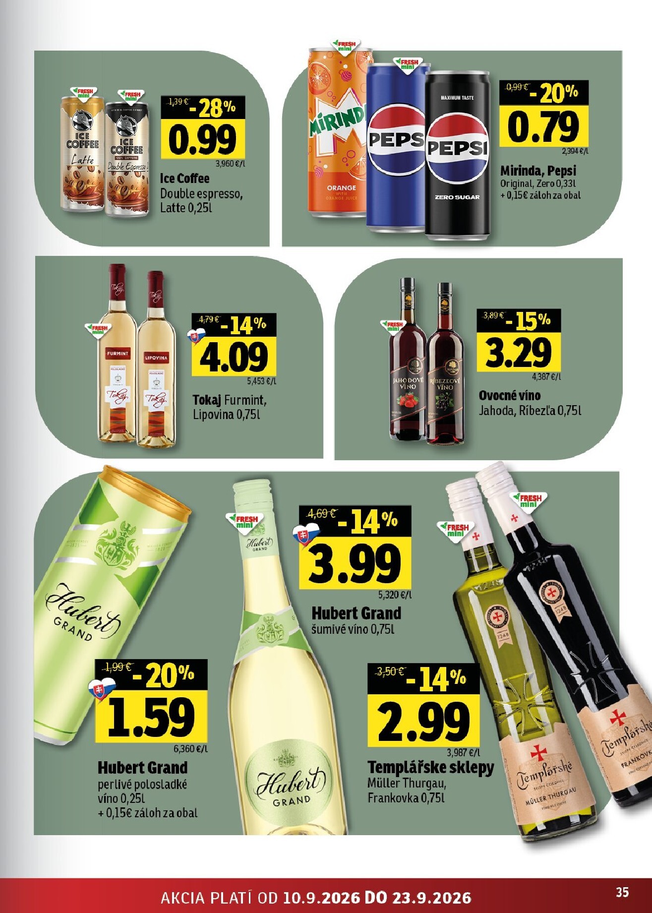 fresh - Nový Fresh leták od štvrtka, 10.09.2026 do stredy, 23.09.2026 - page: 35