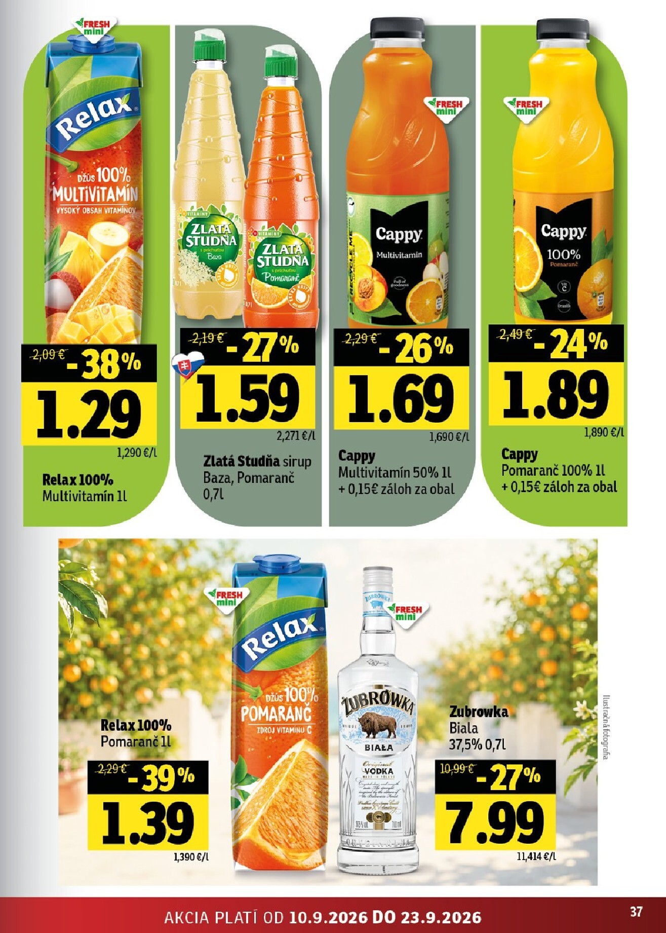 fresh - Nový Fresh - Východné Slovensko leták od štvrtka, 10.09.2026 do stredy, 23.09.2026 - page: 37