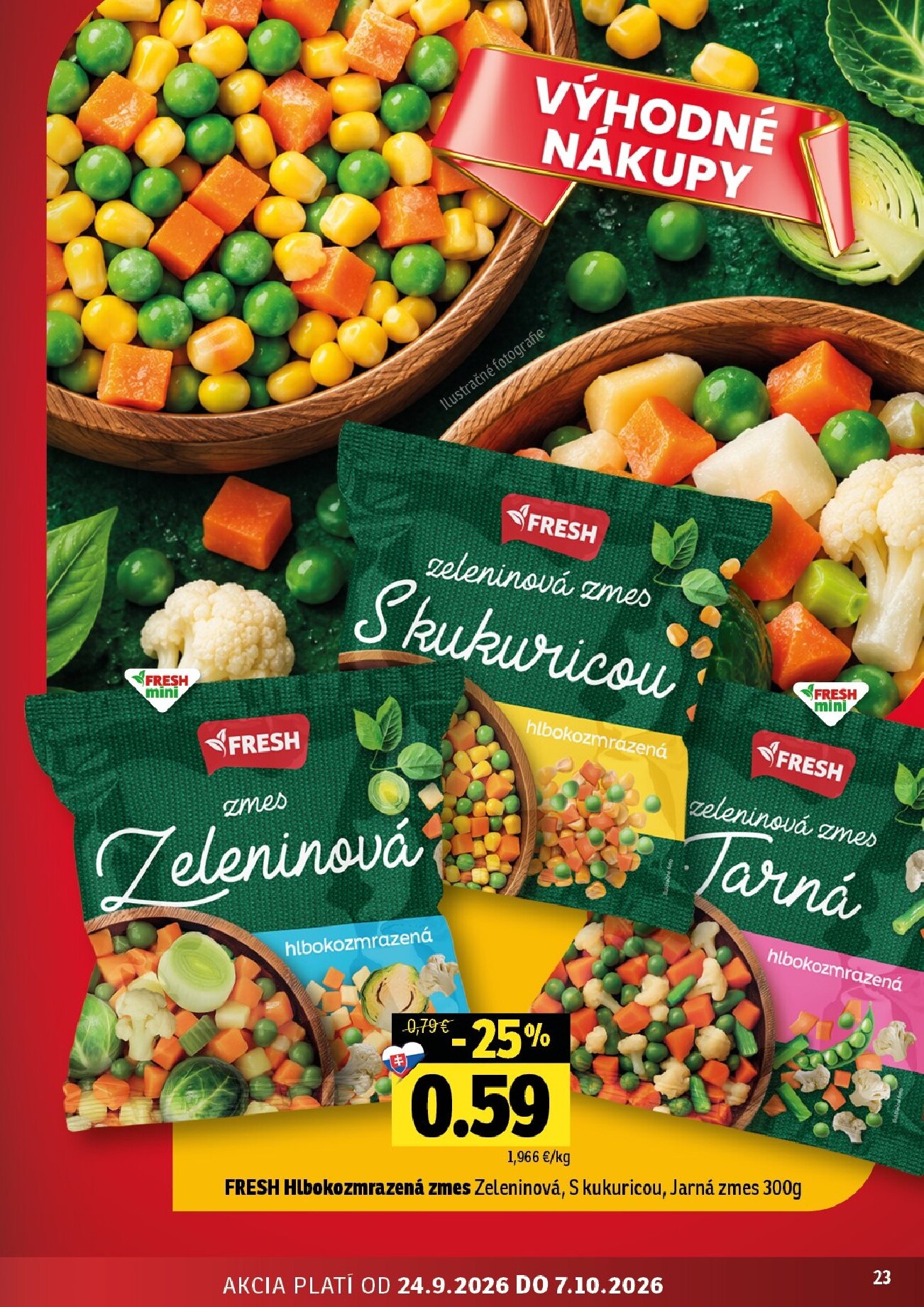 fresh - Nový Fresh - Stredné a západné Slovensko leták od štvrtka, 24.09.2026 do stredy, 07.10.2026 - page: 23