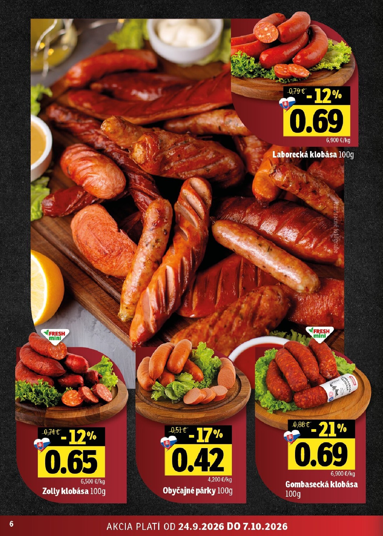 fresh - Nový Fresh - Východné Slovensko leták od štvrtka, 24.09.2026 do stredy, 07.10.2026 - page: 6