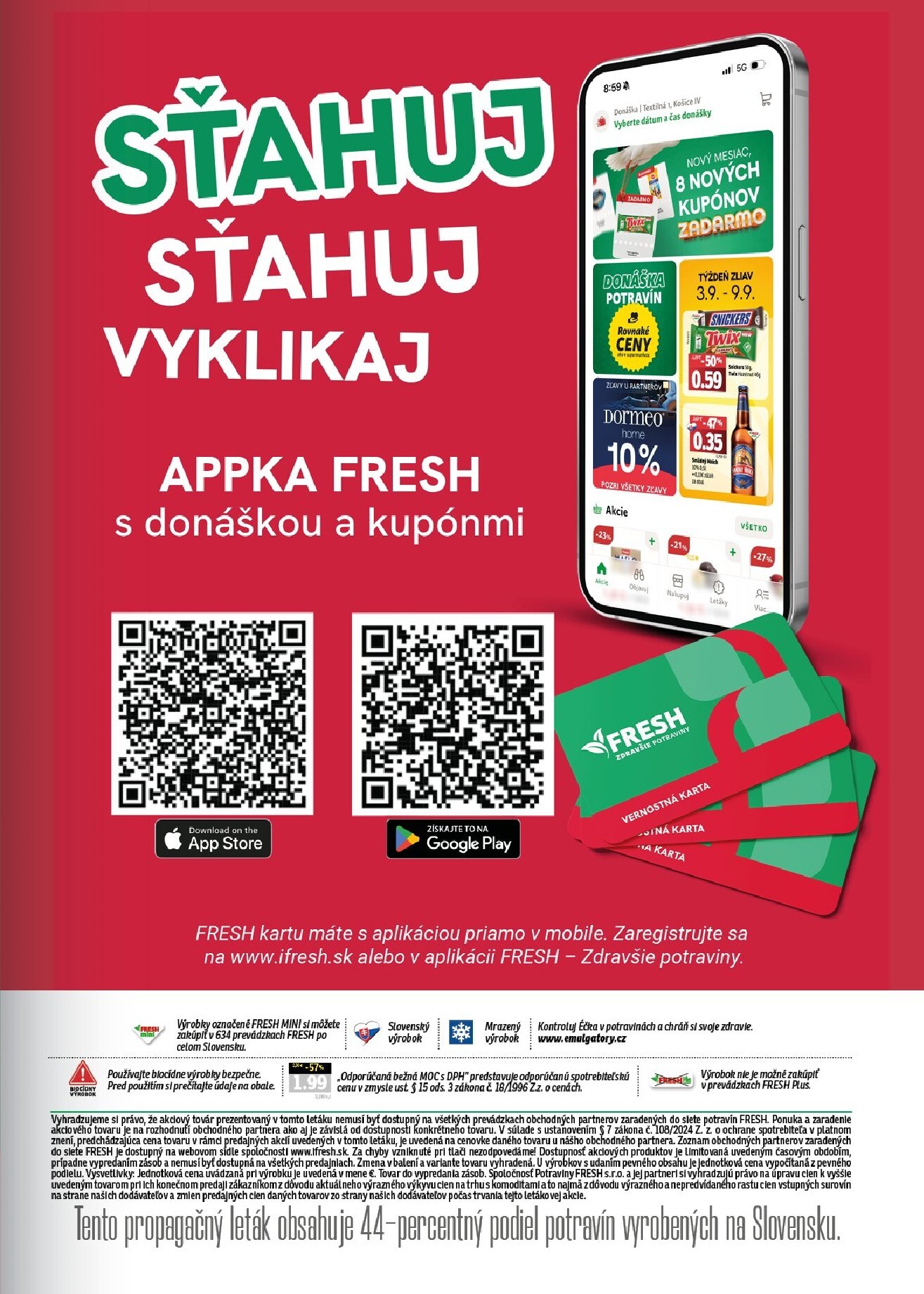 fresh - Nový Fresh - Východné Slovensko leták od štvrtka, 24.09.2026 do stredy, 07.10.2026 - page: 49