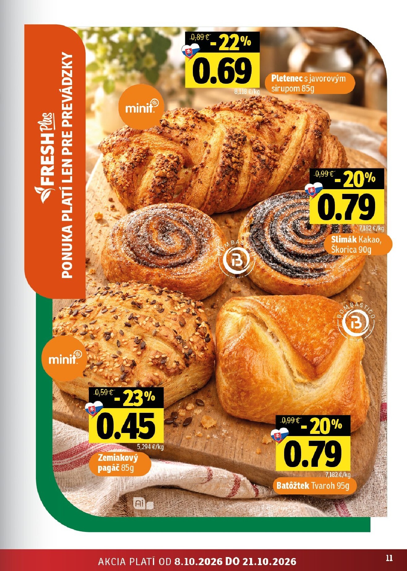 fresh - Nový Fresh - Východné Slovensko leták od štvrtka, 08.10.2026 do stredy, 21.10.2026 - page: 11