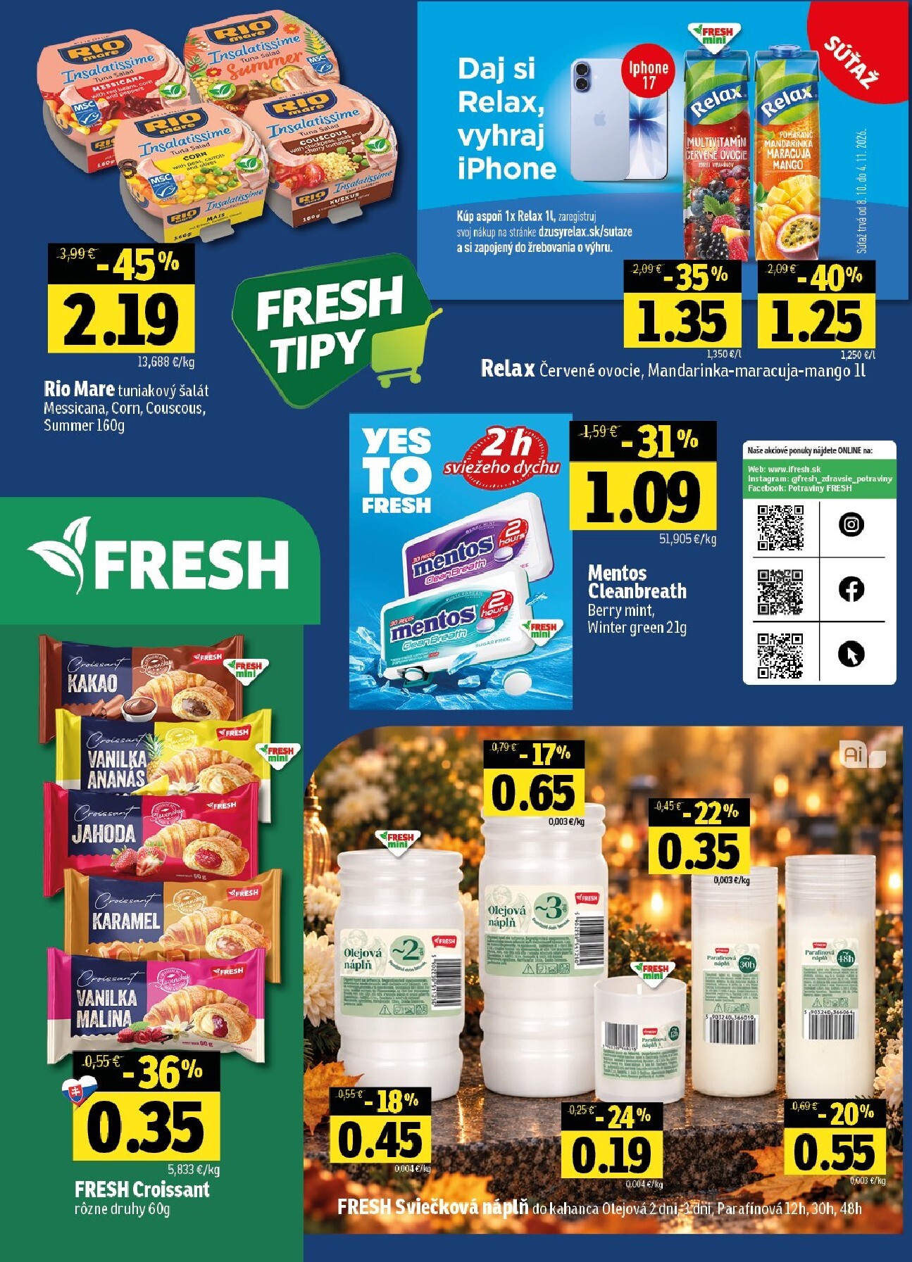 fresh - Nový Fresh - Stredné a západné Slovensko leták od štvrtka, 08.10.2026 do stredy, 21.10.2026 - page: 48