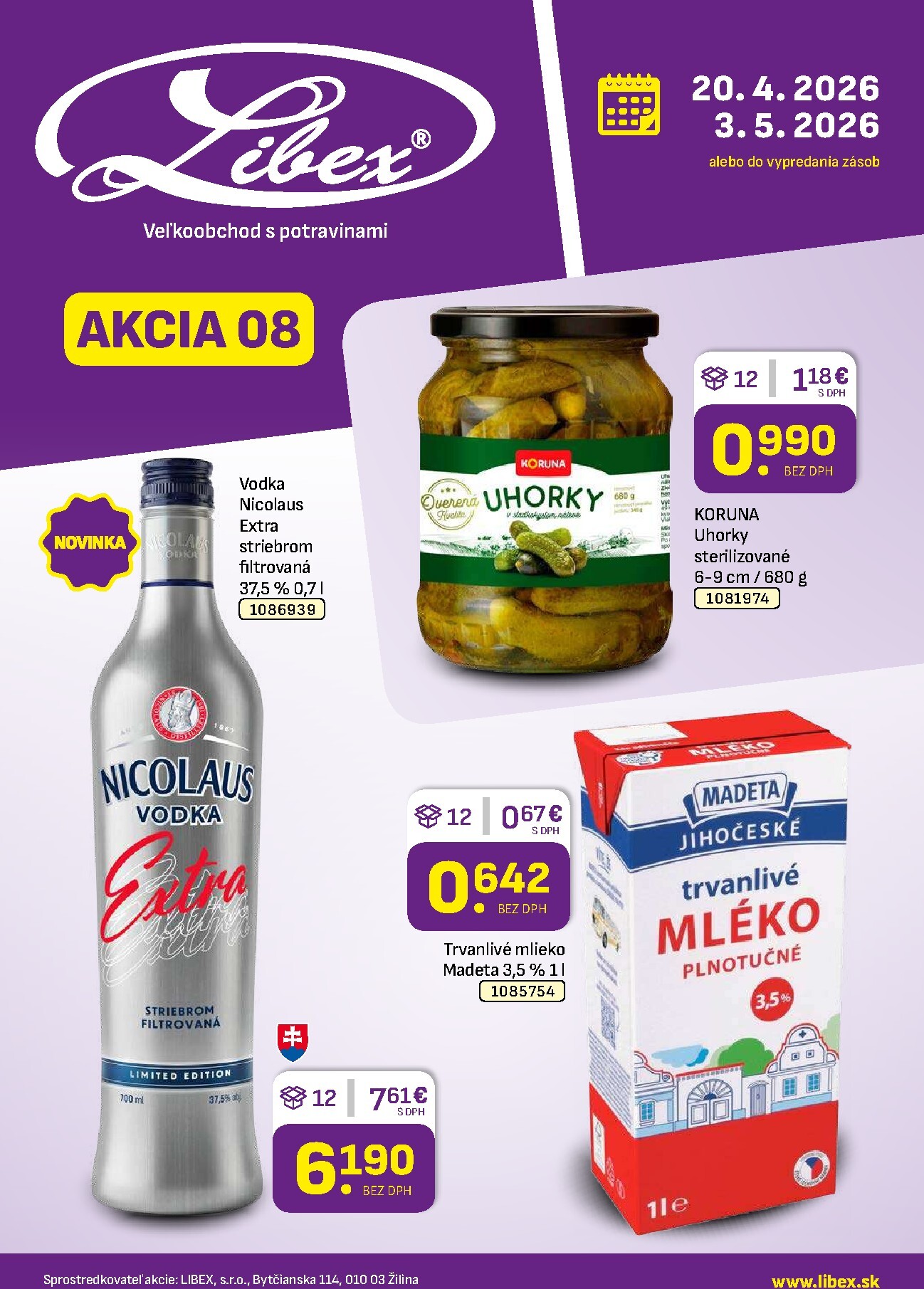 libex - Nový leták Libex od pondelka, 20.04.2026 do nedele, 03.05.2026