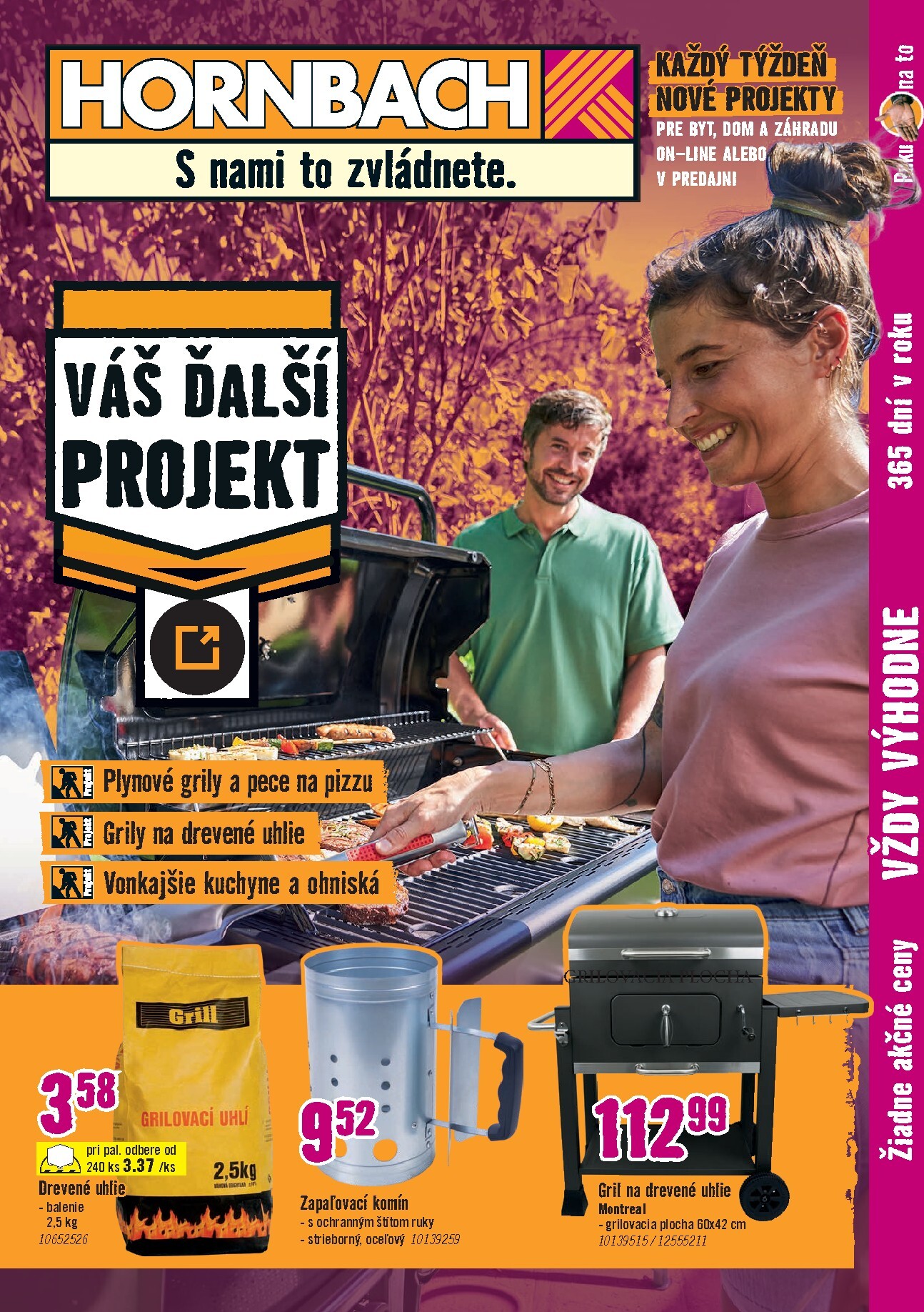 hornbach - Aktuálny leták HORNBACH - Grily a grilovanie od stredy, 29.04.2026 do stredy, 13.05.2026