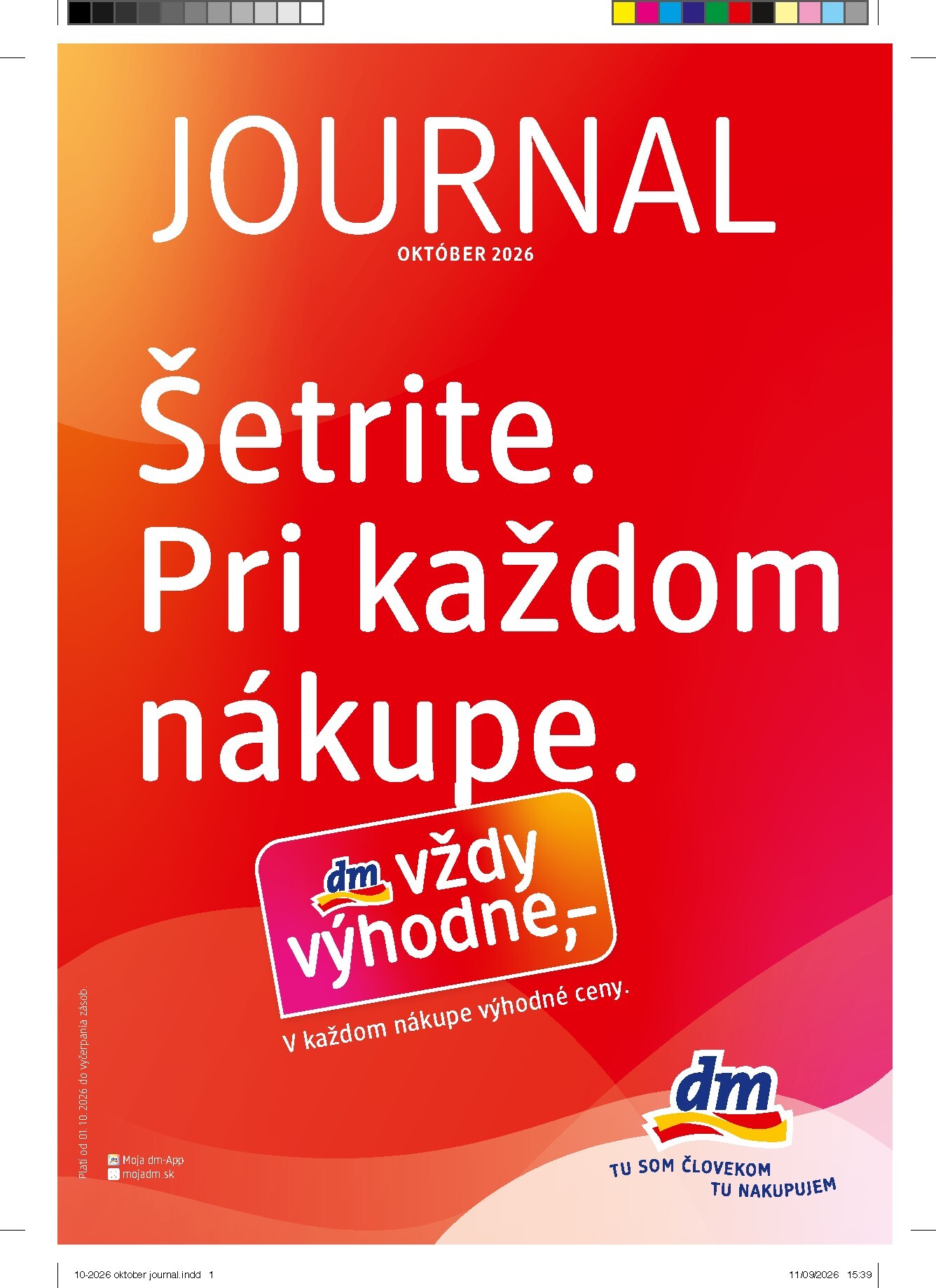 dm-drogerie - Aktuálny dm drogerie leták od štvrtka, 01.10.2026 do soboty, 31.10.2026