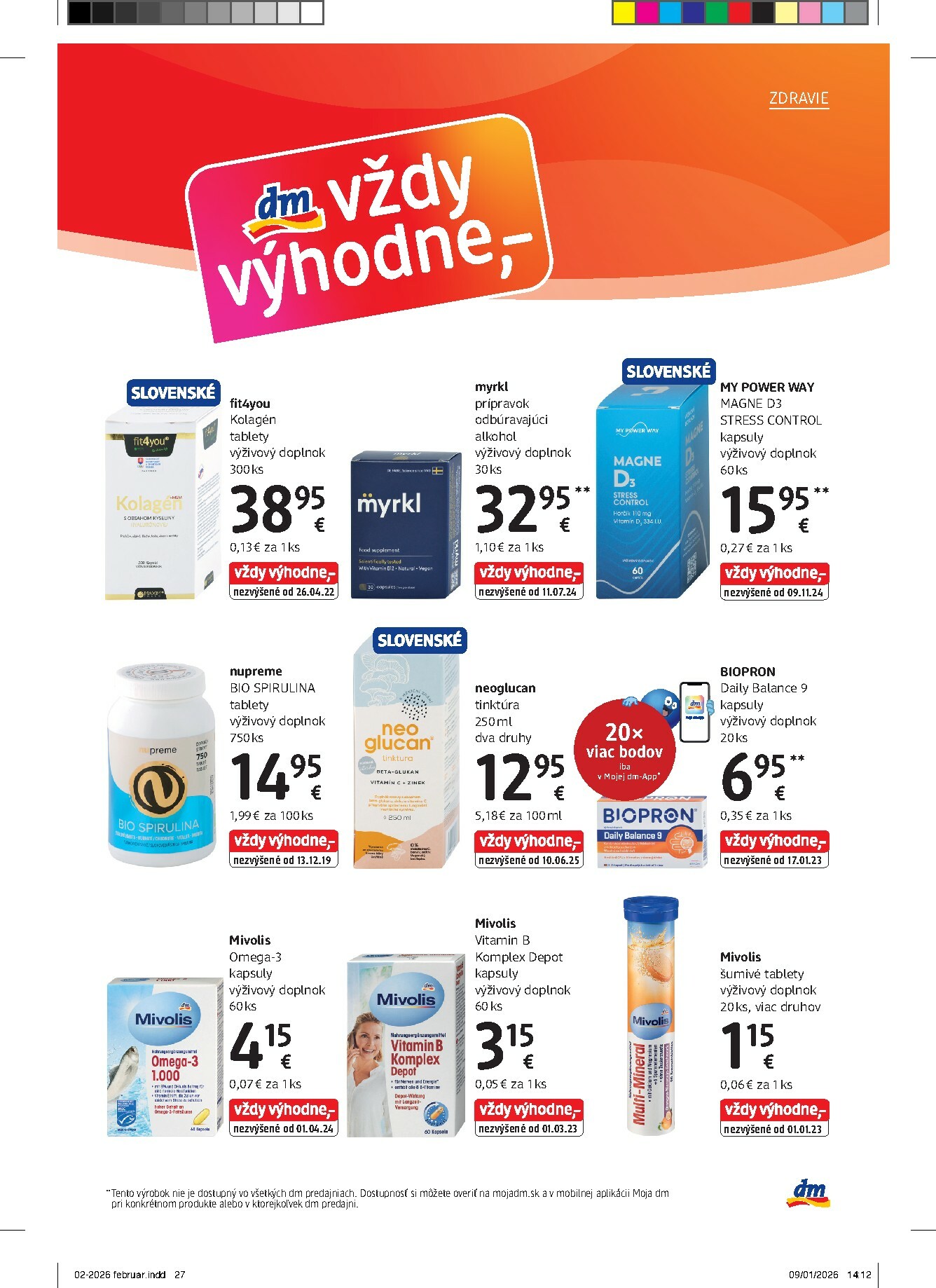 dm-drogerie - Leták dm drogerie platný od 01.02. do 28.02. - page: 27