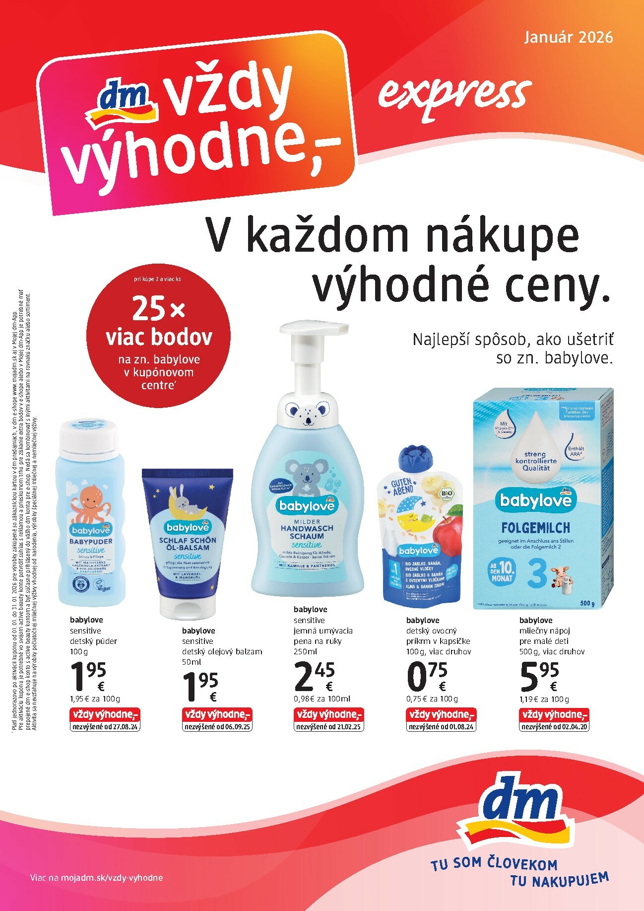 dm-drogerie - Leták dm drogerie - express platný od 01.01.2026 do 31.01.2026