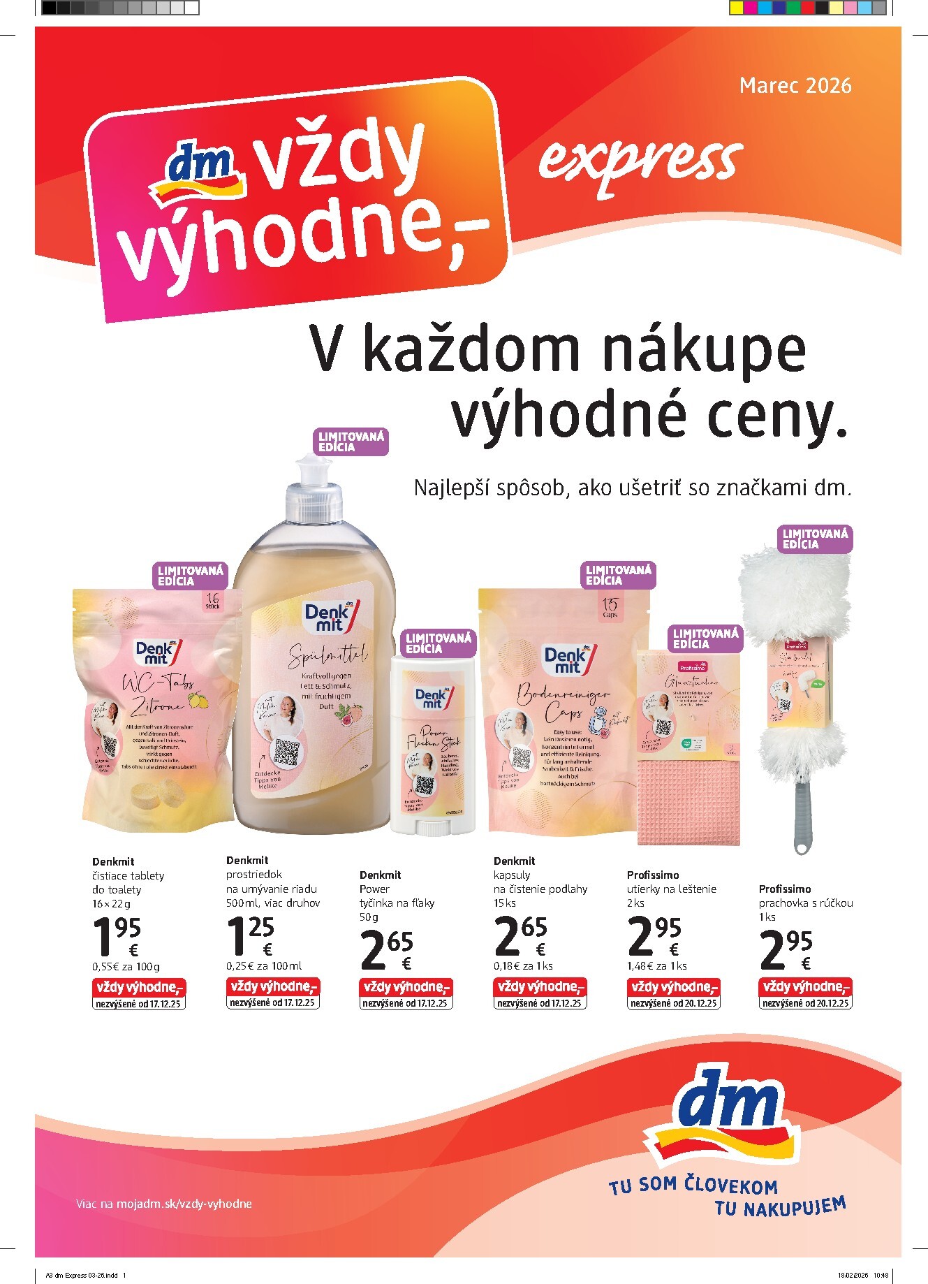 dm-drogerie - Leták dm drogerie - Express platný od 16.03.2026 do 31.03.2026