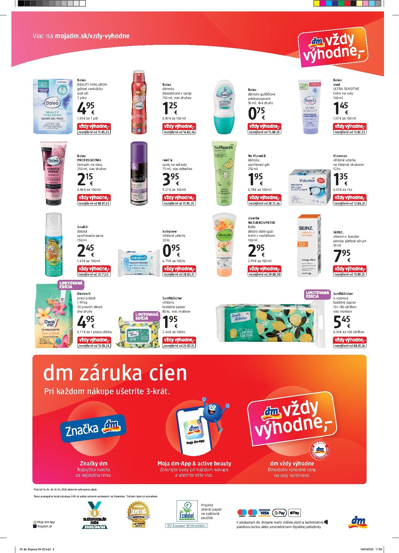 dm-drogerie - Aktuálny leták dm drogerie - Express od štvrtka, 16.04.2026 do štvrtka, 30.04.2026 - page: 4