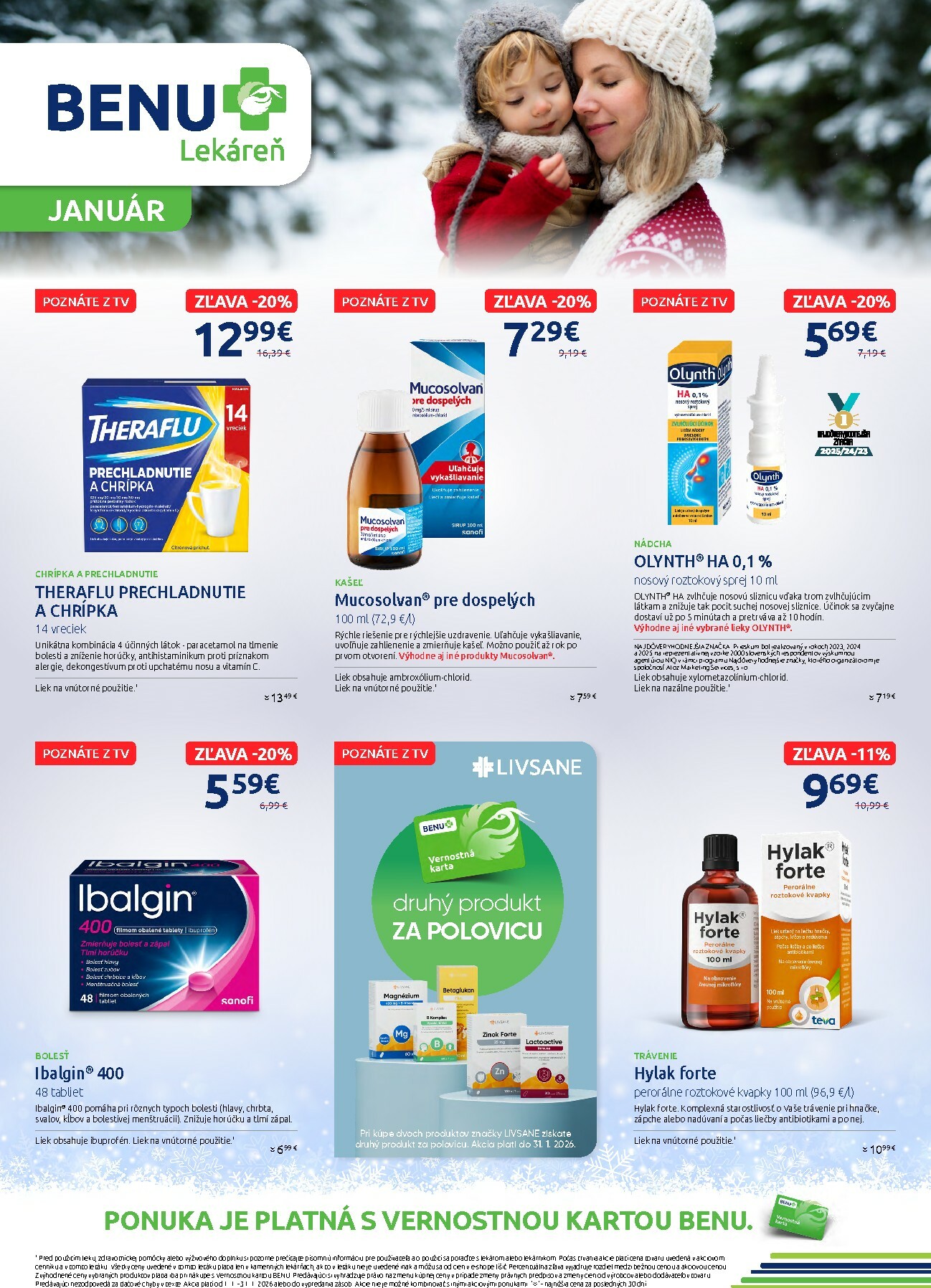 benu-lekaren - Leták BENU Lekáreň platný od 01.01. do 31.01.