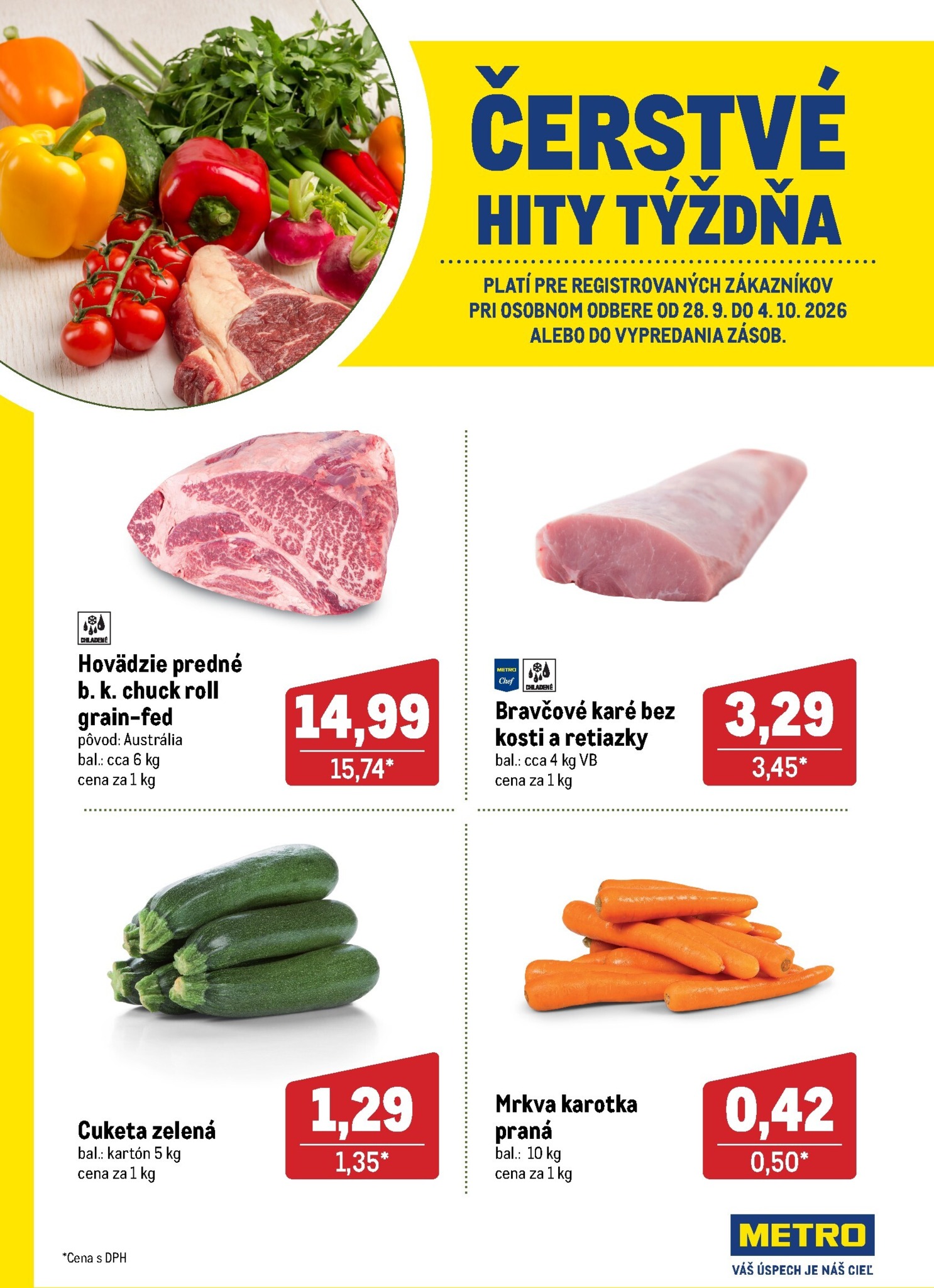 metro - Aktuálny Metro - Čerstvé hity leták od pondelka, 28.09.2026 do nedele, 04.10.2026