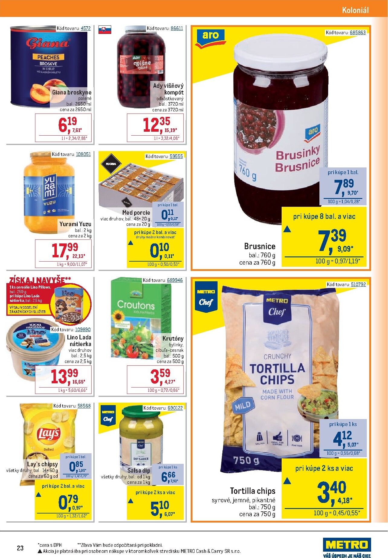 metro - Aktuálny Metro - Gastronómia leták od stredy, 07.10.2026 do utorka, 20.10.2026 - page: 23