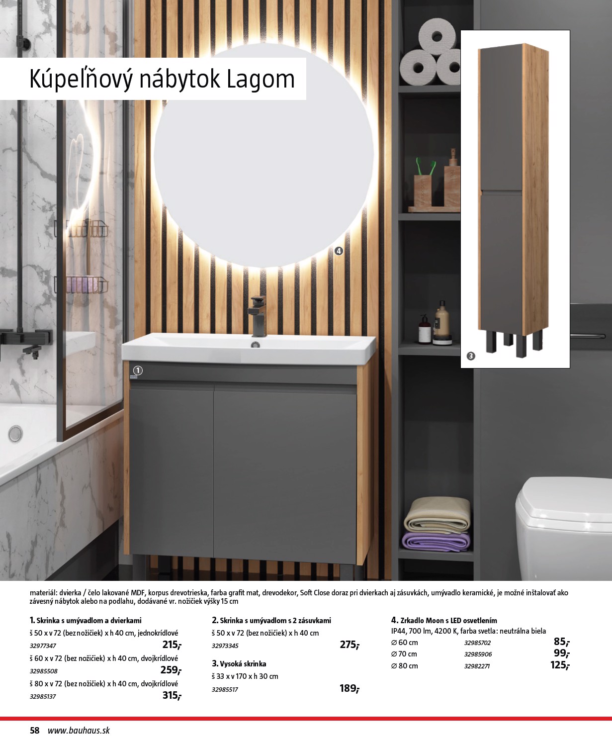 bauhaus - Leták Bauhaus - Katalóg Sanita platný od 30.10. do 30.03. - page: 58