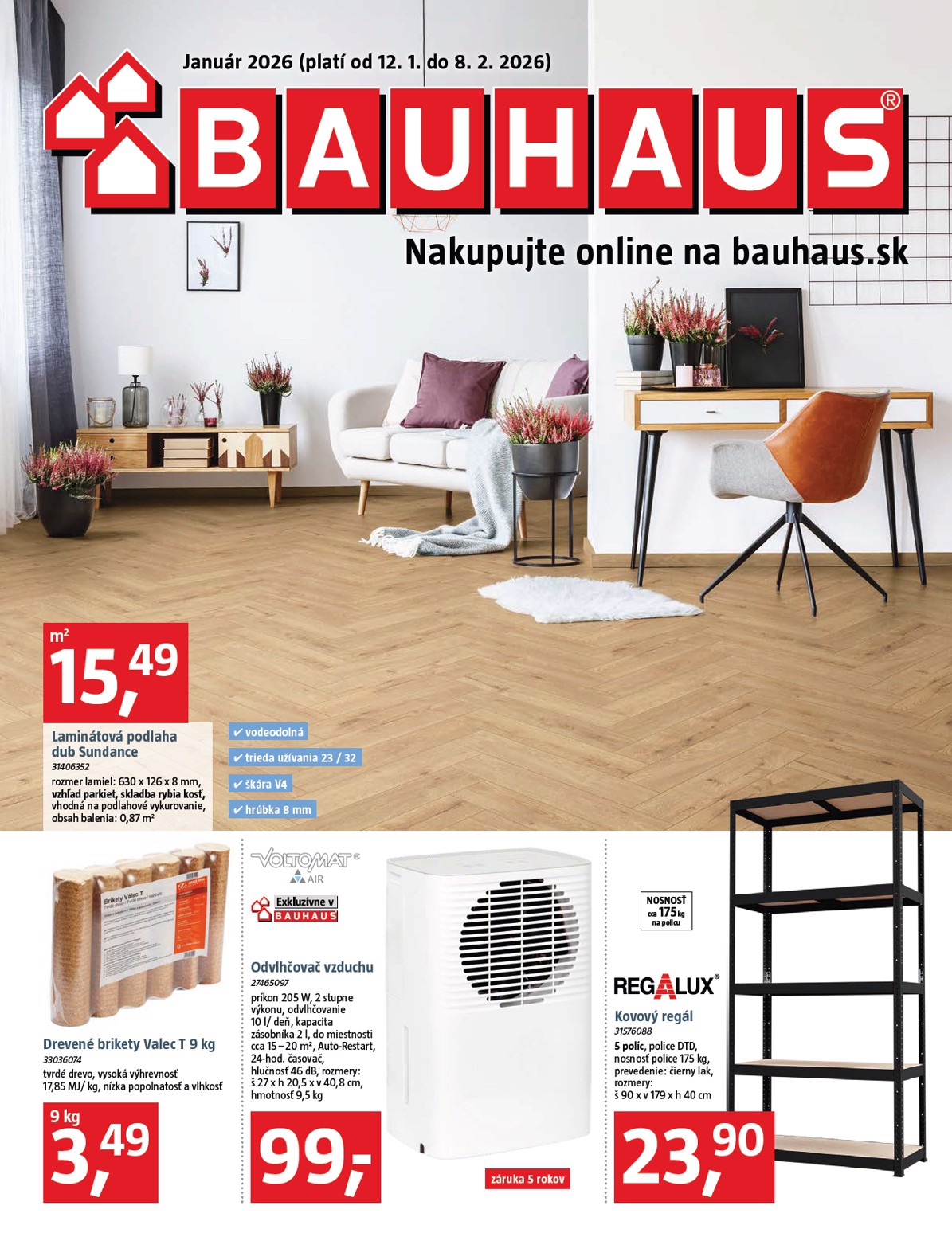 bauhaus - Leták Bauhaus platný od 12.01. do 08.02.