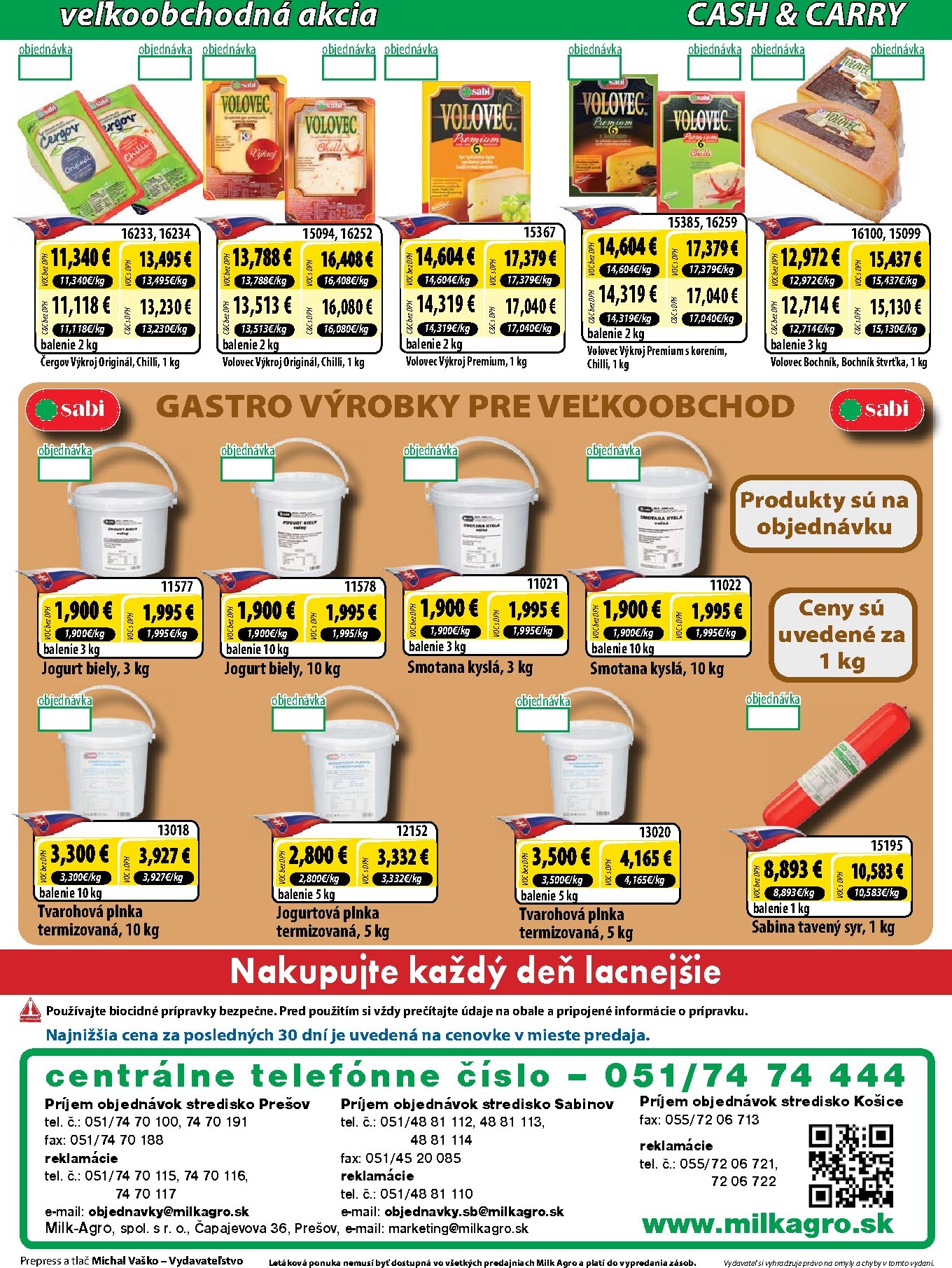 milk-agro - Nový Milk Agro - Cash & Carry leták od stredy, 07.10.2026 do utorka, 20.10.2026 - page: 8