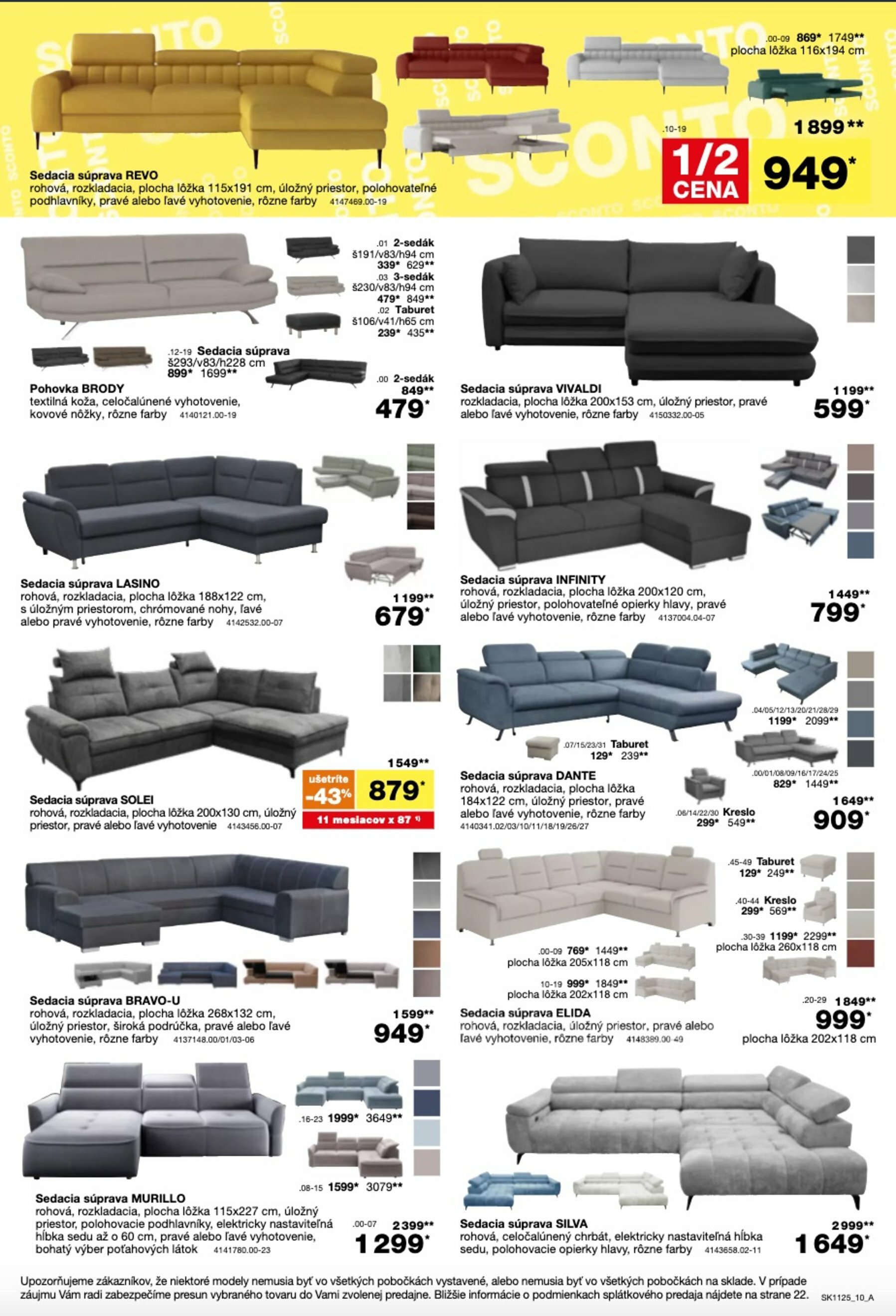 sconto-nabytok - Leták SCONTO nábytok platný od 27.08. do 23.09. - page: 11