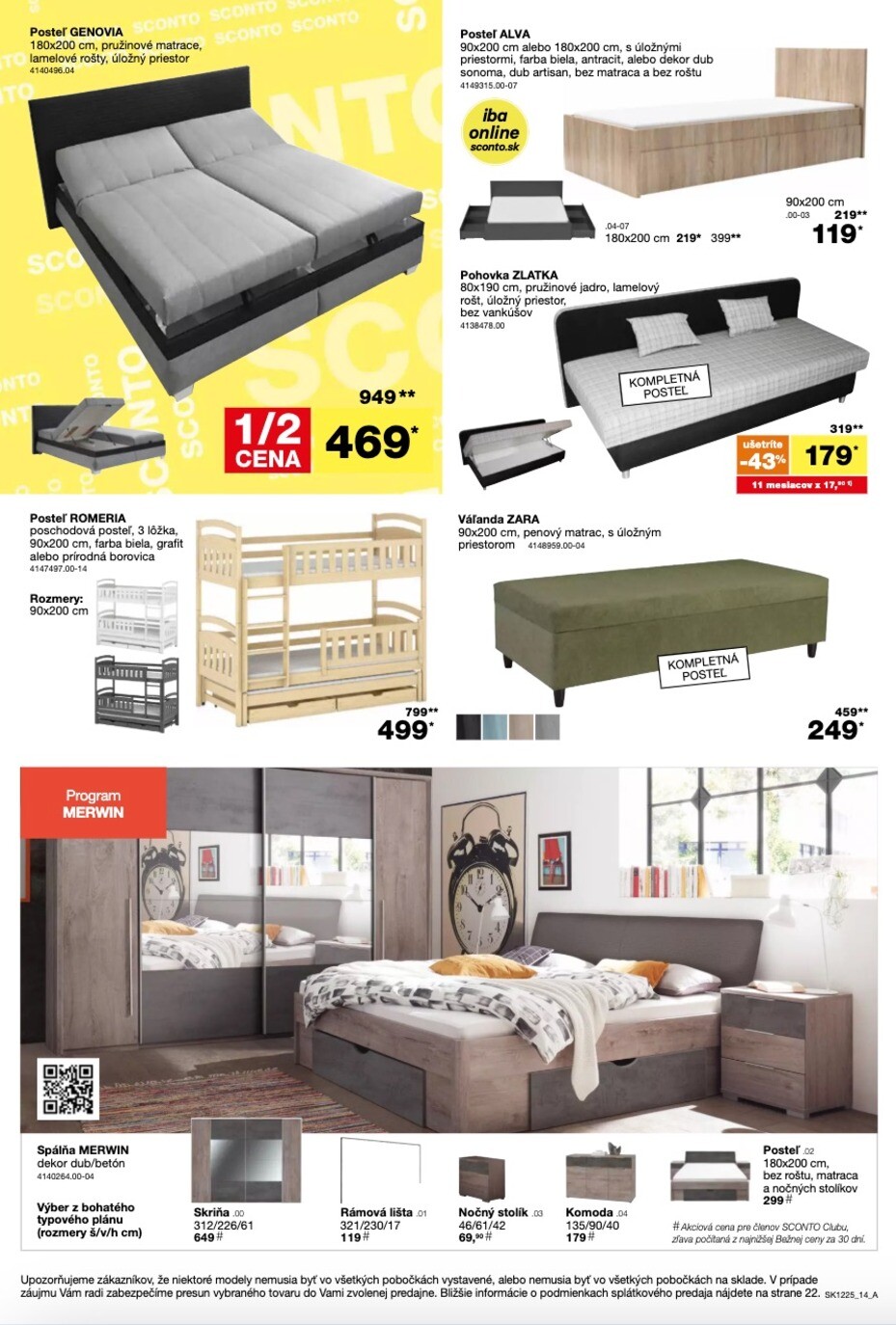 sconto-nabytok - Leták SCONTO nábytok platný od 24.09. do 14.10. - page: 14