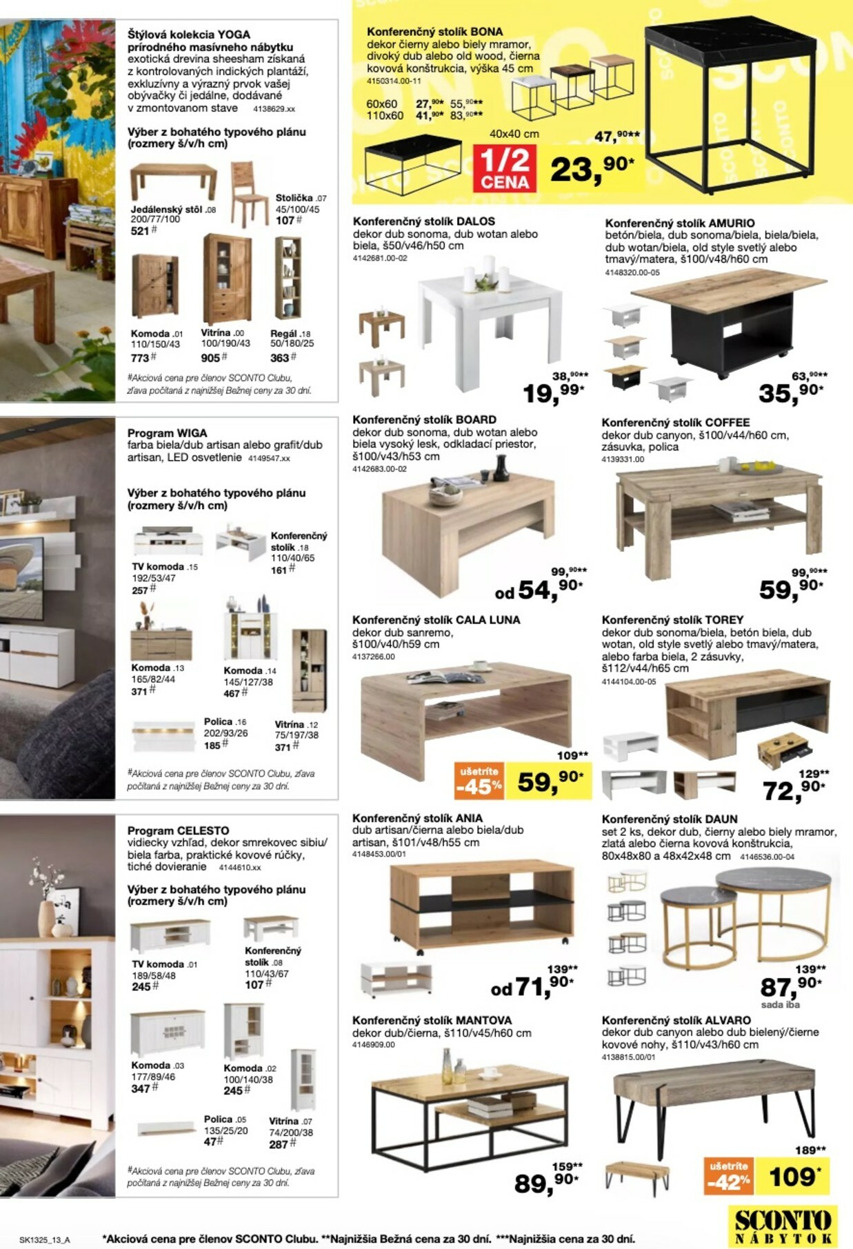 sconto-nabytok - Leták SCONTO nábytok platný od 15.10. do 04.11. - page: 13