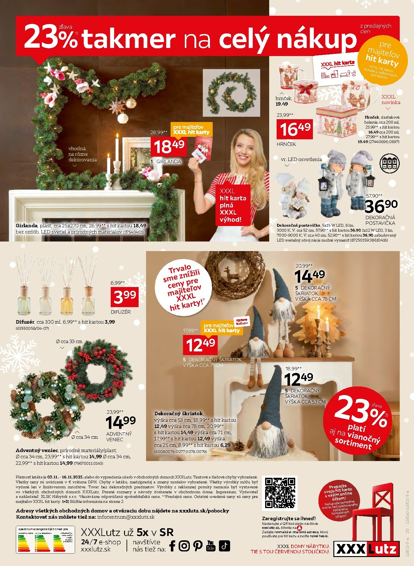 xxxlutz - Leták XXXLutz - Zľava 23 % na takmer celý nakup platný od 03.11. do 16.11. - page: 20
