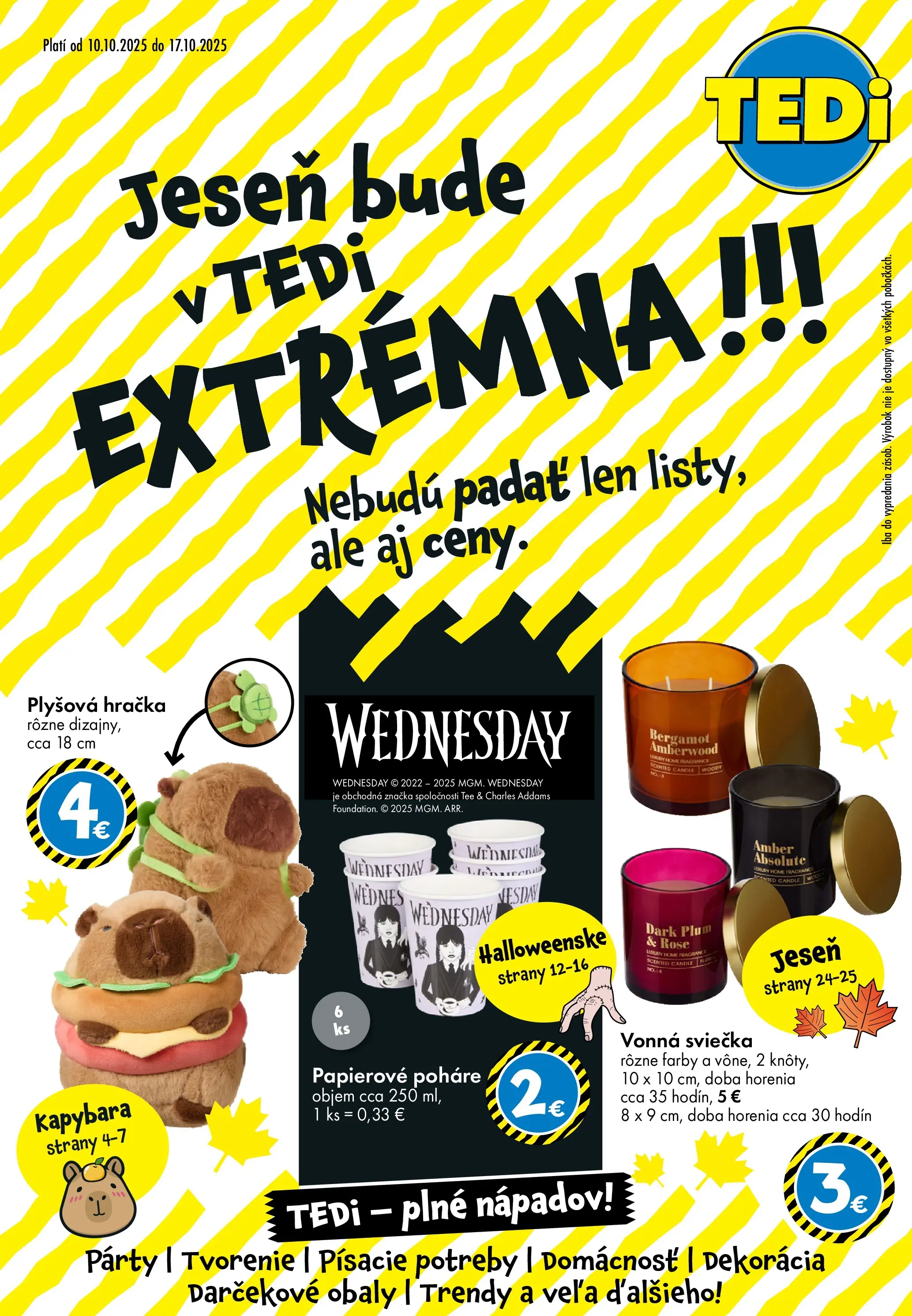 tedi - Leták TEDi - Jeseň platný od 10.10. do 17.10.