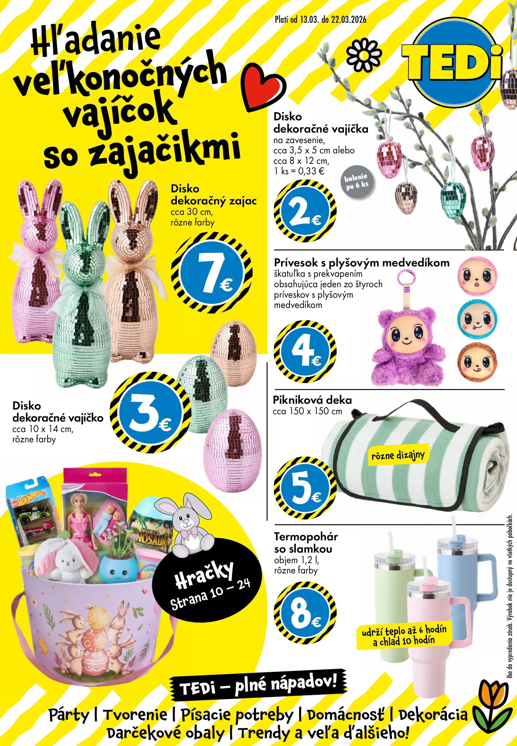 tedi - Leták TEDi - Plné nápadov platný od 13.03.2026 do 22.03.2026