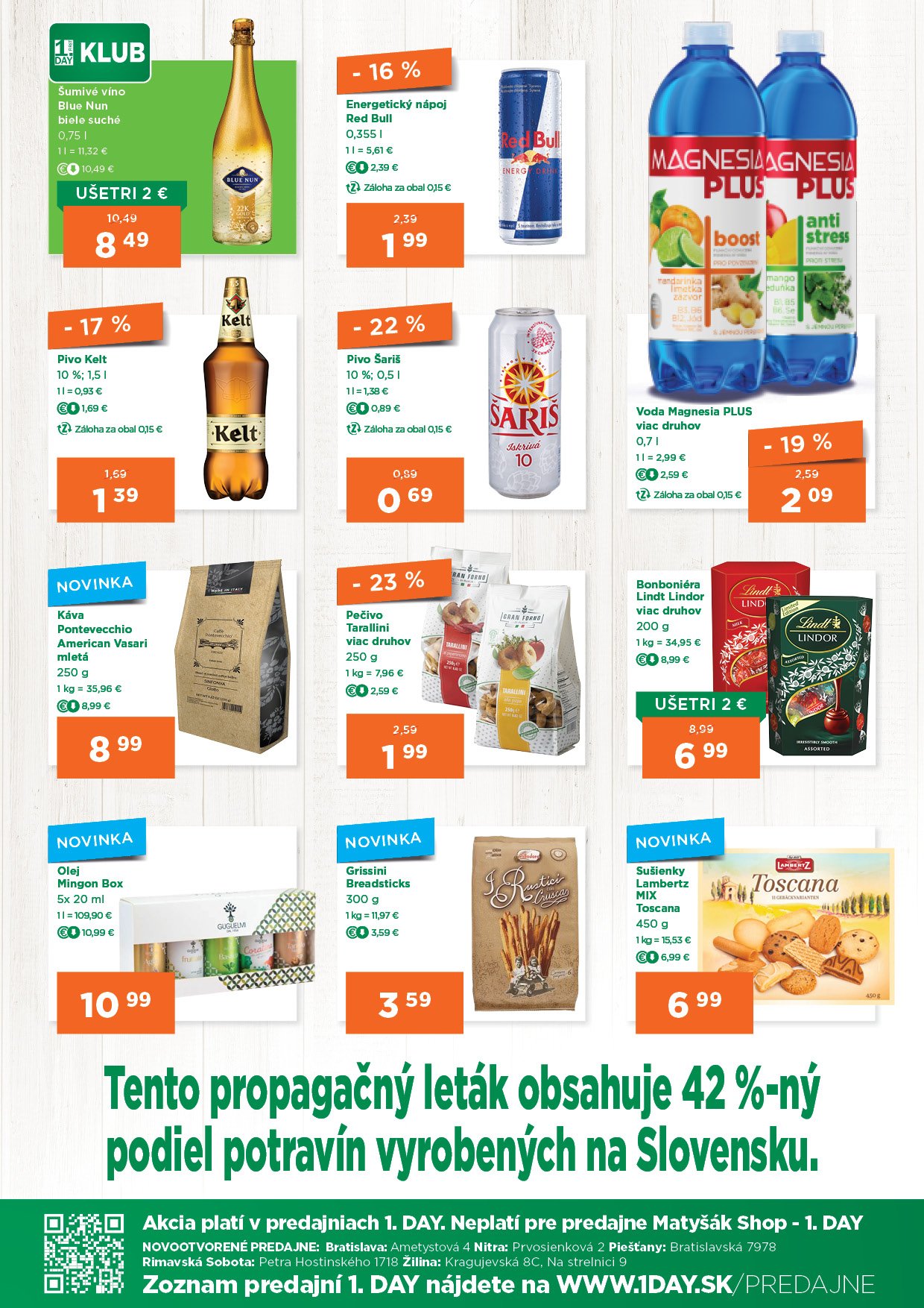 1day - Aktuálny leták 1.DAY platný od štvrtka, 09.04.2026 do stredy, 22.04.2026 - page: 3
