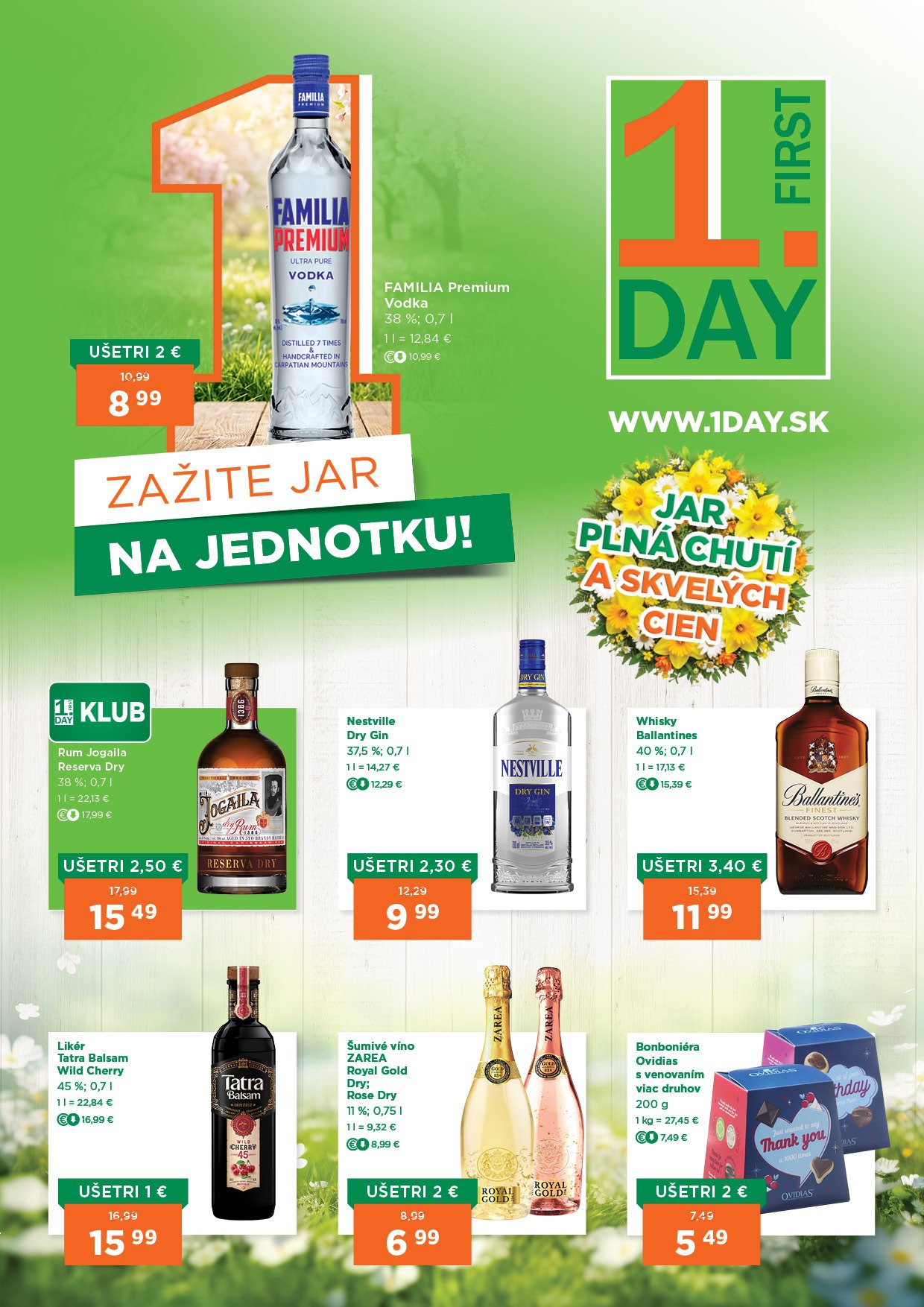 1day - Aktuálny leták 1.DAY platný od štvrtka, 09.04.2026 do stredy, 22.04.2026