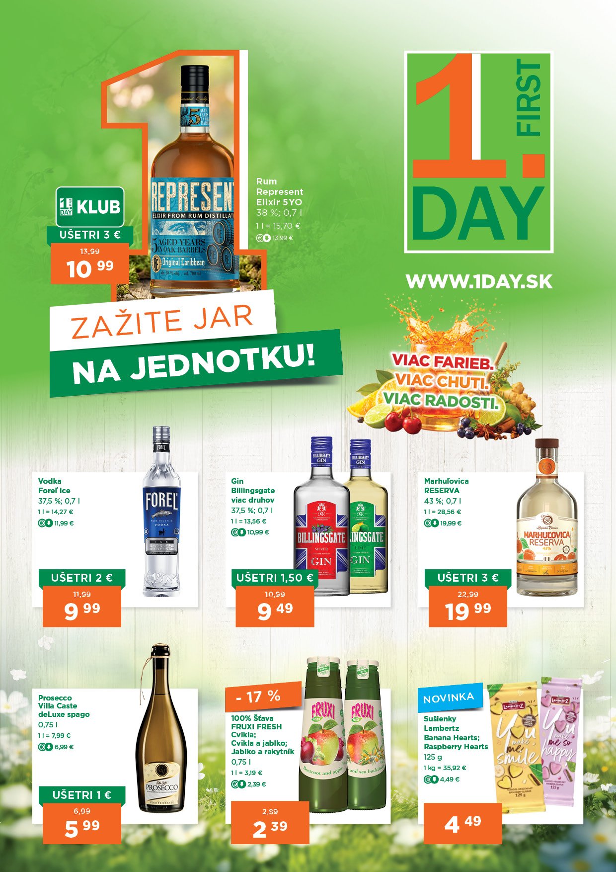 1day - Aktuálny leták 1.DAY od štvrtka, 23.04.2026 do stredy, 06.05.2026
