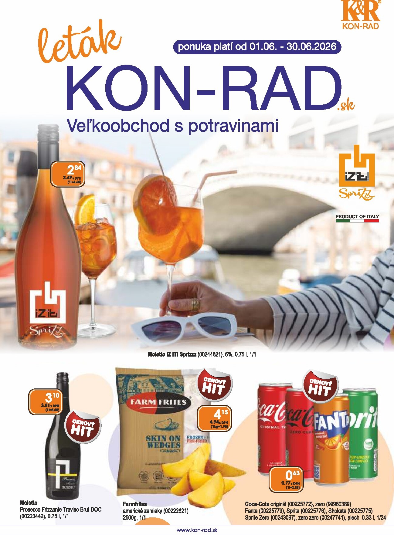 kon-rad - Nový KON - RAD leták od pondelka, 01.06.2026 do utorka, 30.06.2026