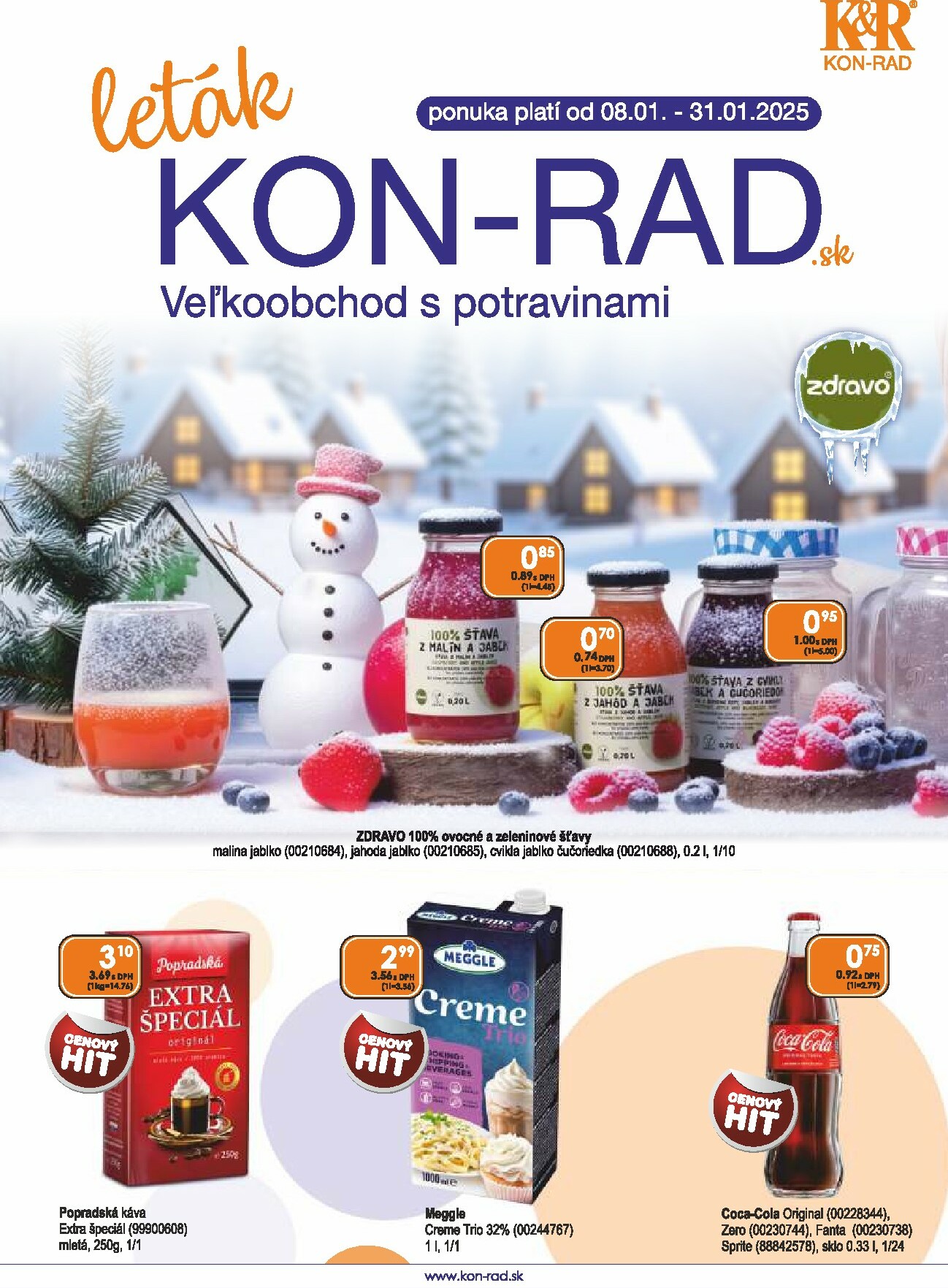 kon-rad - Leták KON - RAD platný od 08.01. do 31.01.