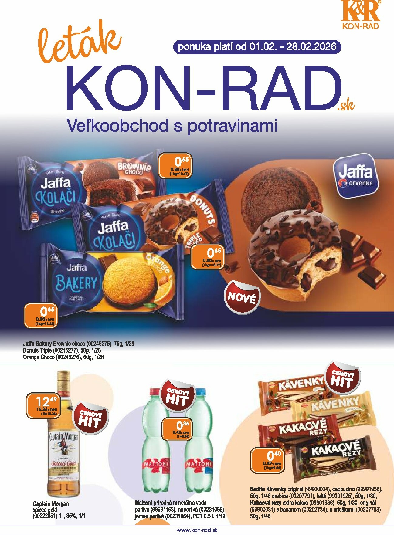 kon-rad - Leták KON - RAD platný od 01.02. do 28.02.