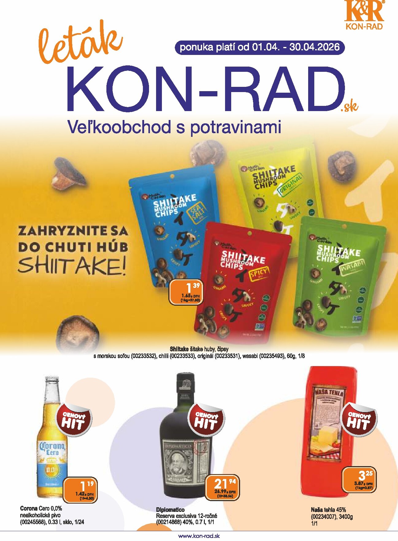kon-rad - Leták KON - RAD platný od 01.04.2026 do 30.04.2026