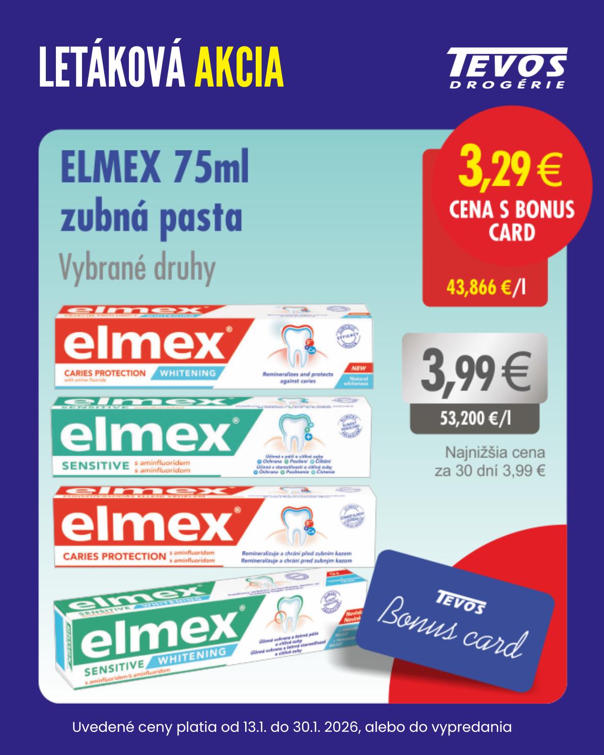 tevos-drogerie - Leták TEVOS drogérie - Bonus card platný od 13.01. do 30.01. - page: 3