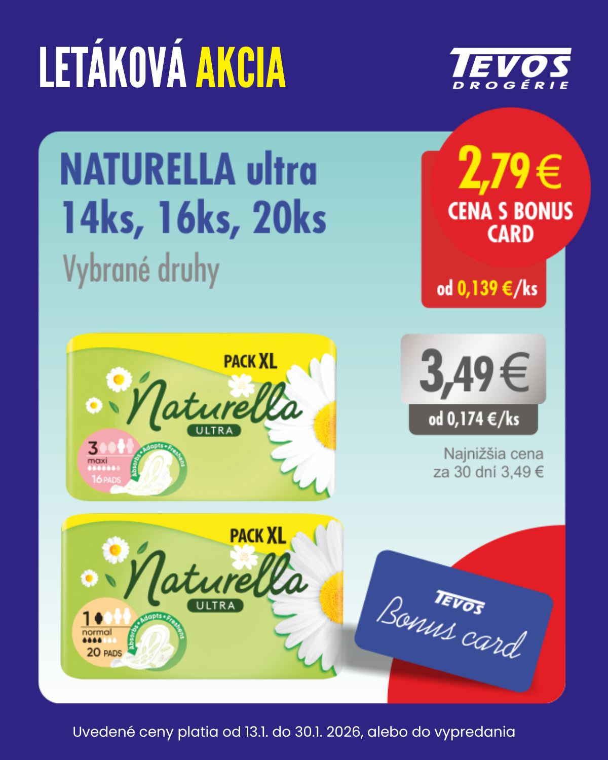 tevos-drogerie - Leták TEVOS drogérie - Bonus card platný od 13.01. do 30.01. - page: 4