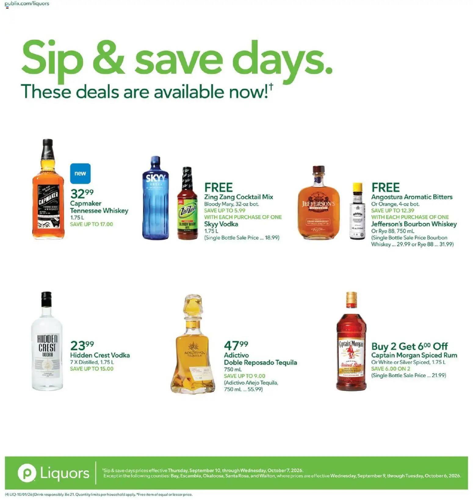 publix - Publix Liquor Ad - 10/01 - 10/07 2026 - page: 4