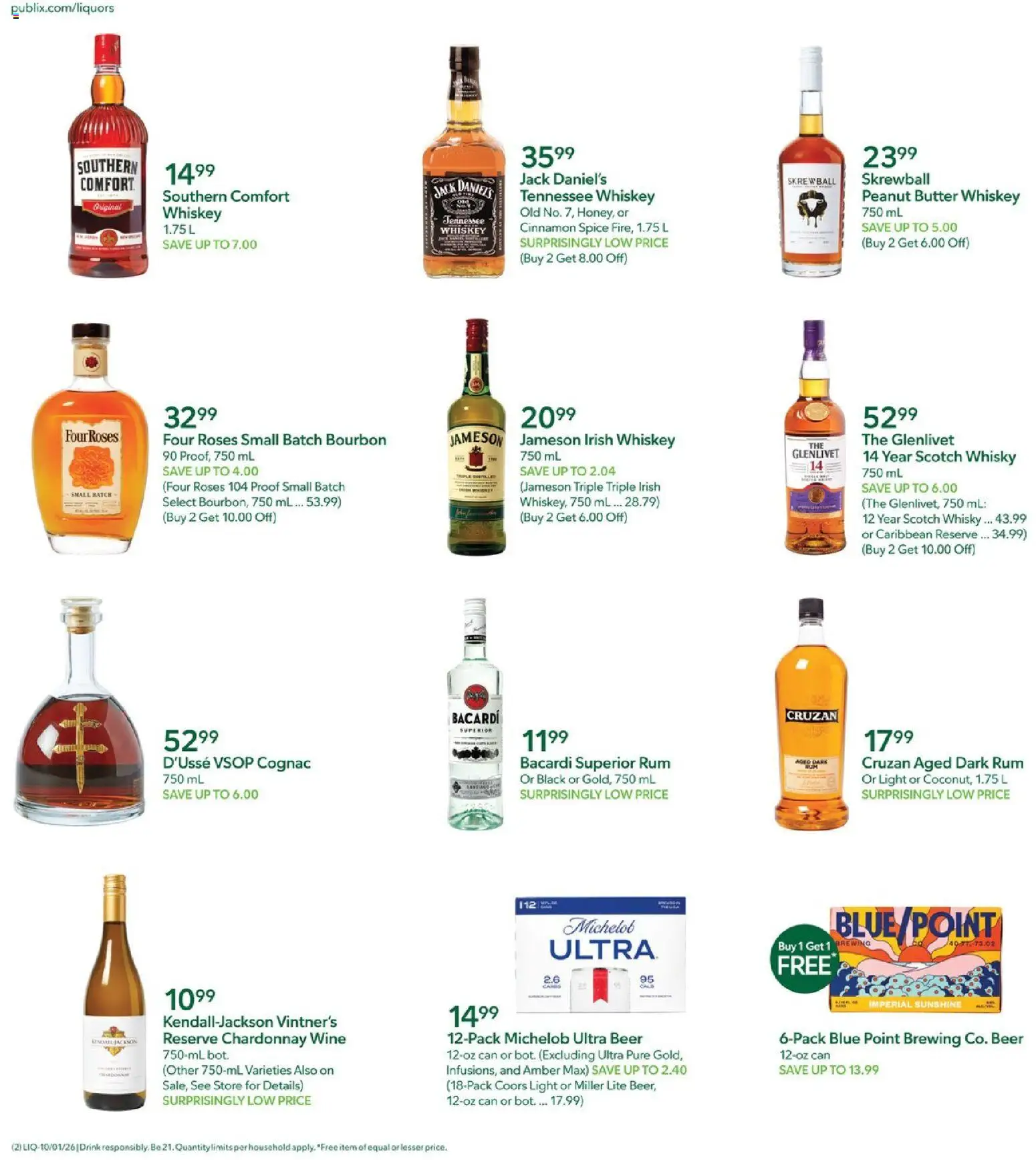publix - Publix Liquor Ad - 10/01 - 10/07 2026 - page: 2