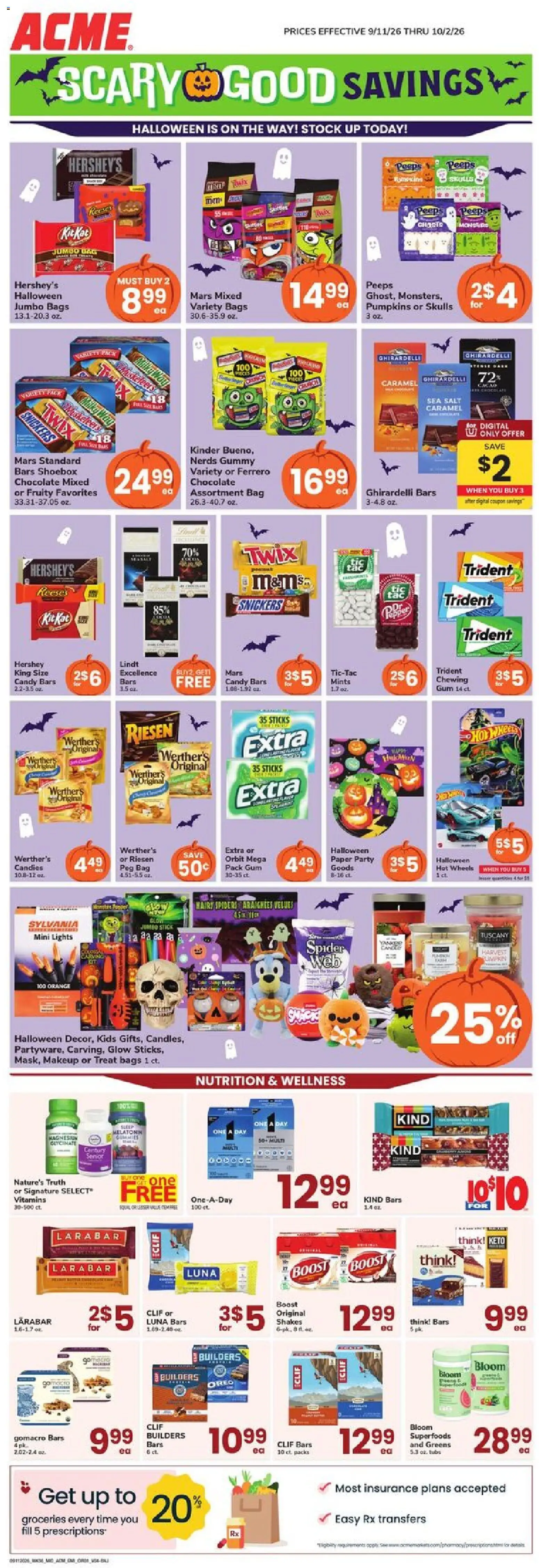 acme - Acme Acme Markets - GMI - 09/11 - 10/01 2026