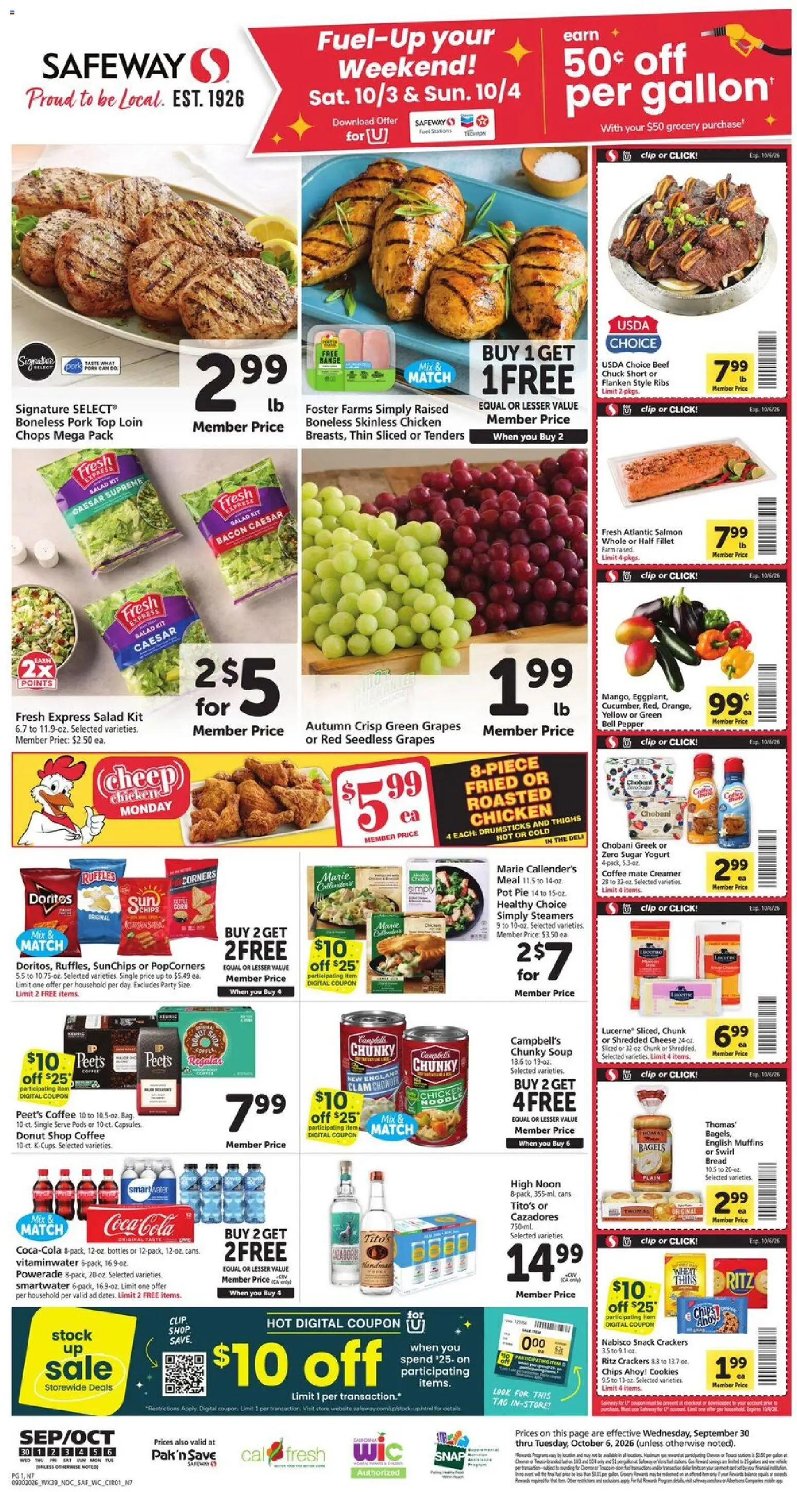 safeway - Safeway Weekly Ad - 09/30 - 10/06 2026