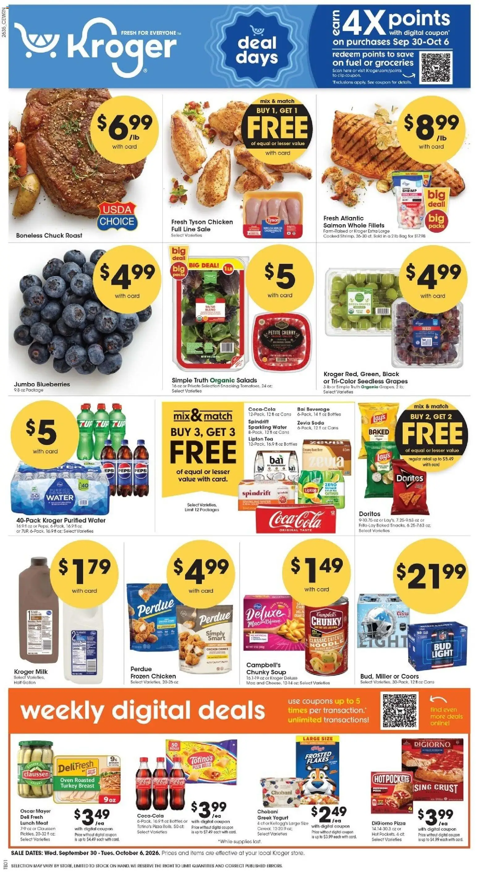 kroger - Kroger Weekly Ad - 09/30 - 10/07 2026