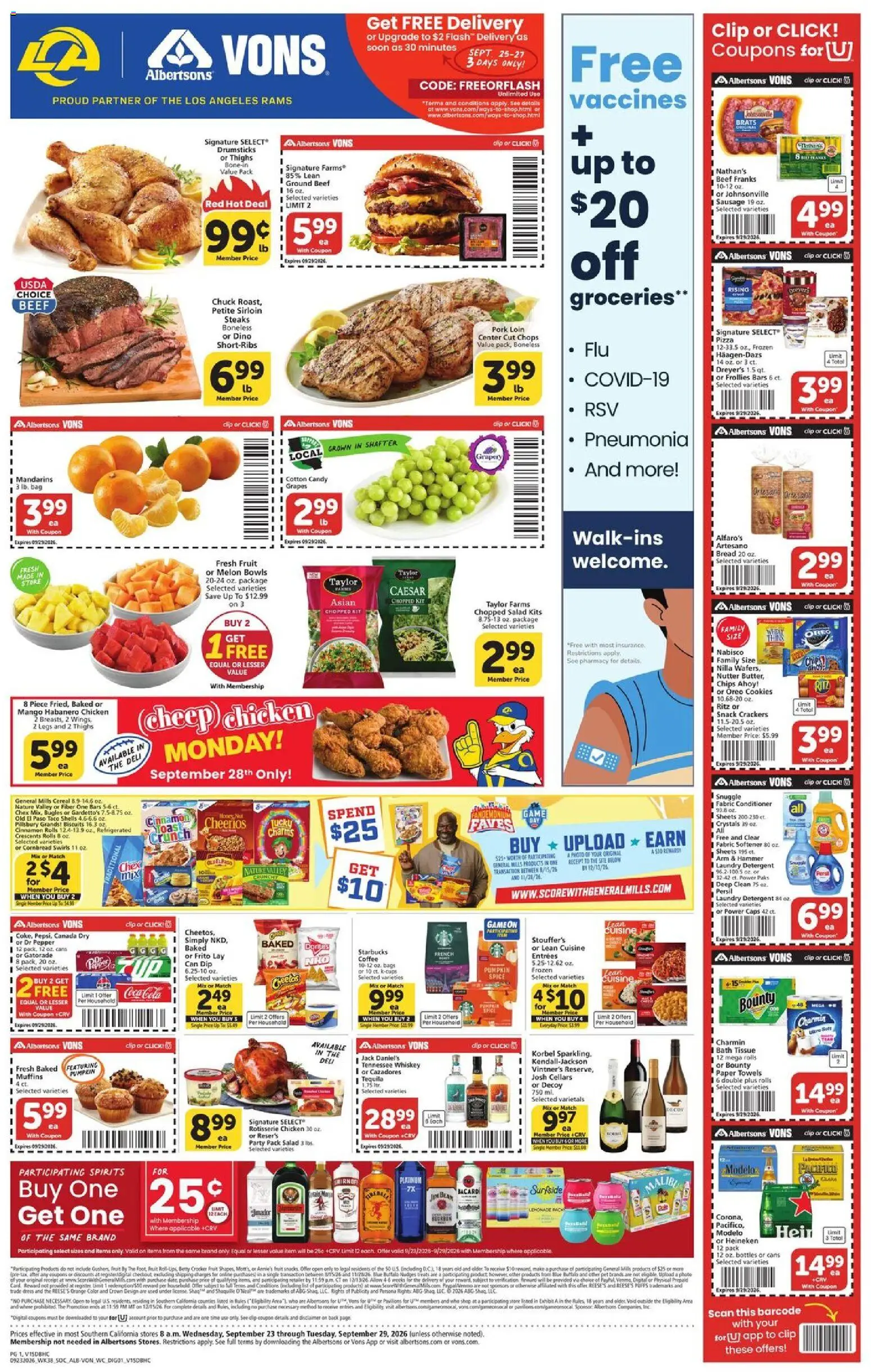 vons - Vons Weekly Ad - 09/23 - 09/29 2026