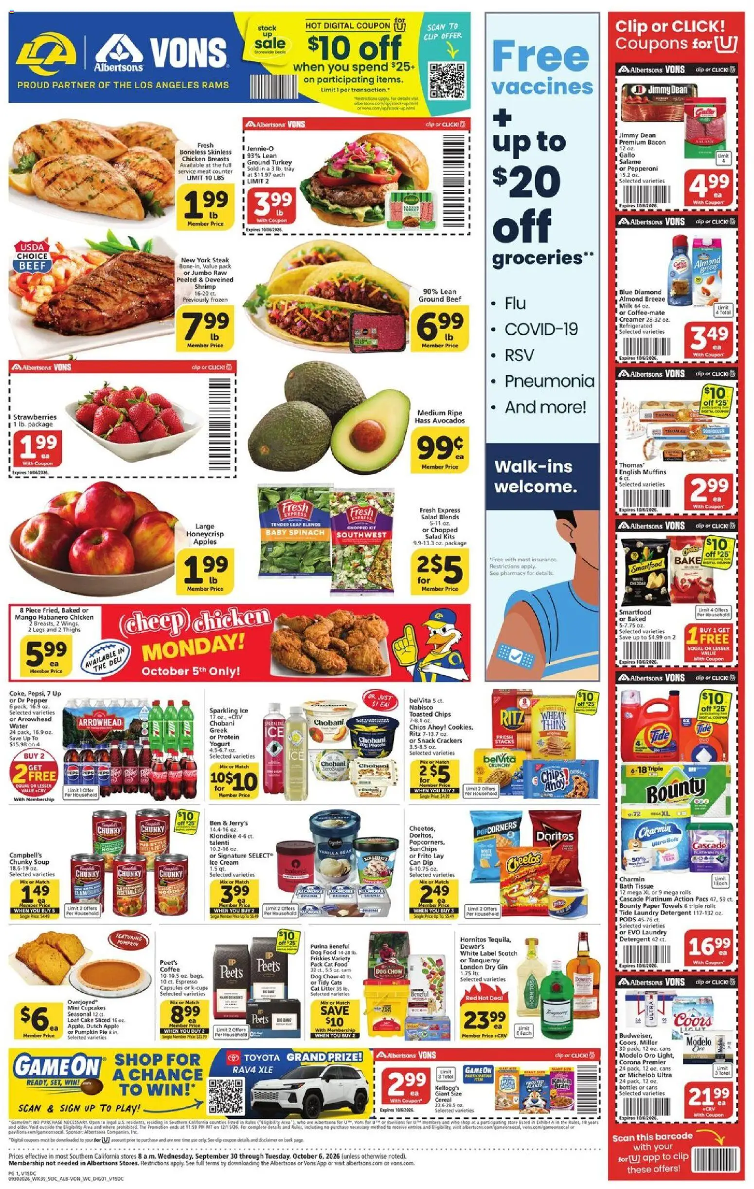 vons - Vons Weekly Ad - 09/30 - 10/06 2026