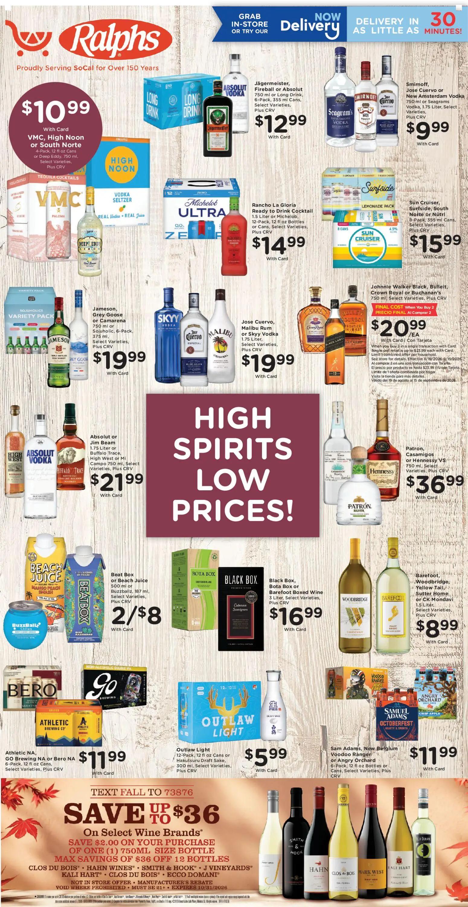 ralphs - Ralphs Adult Beverage - 09/02 - 09/08 2026