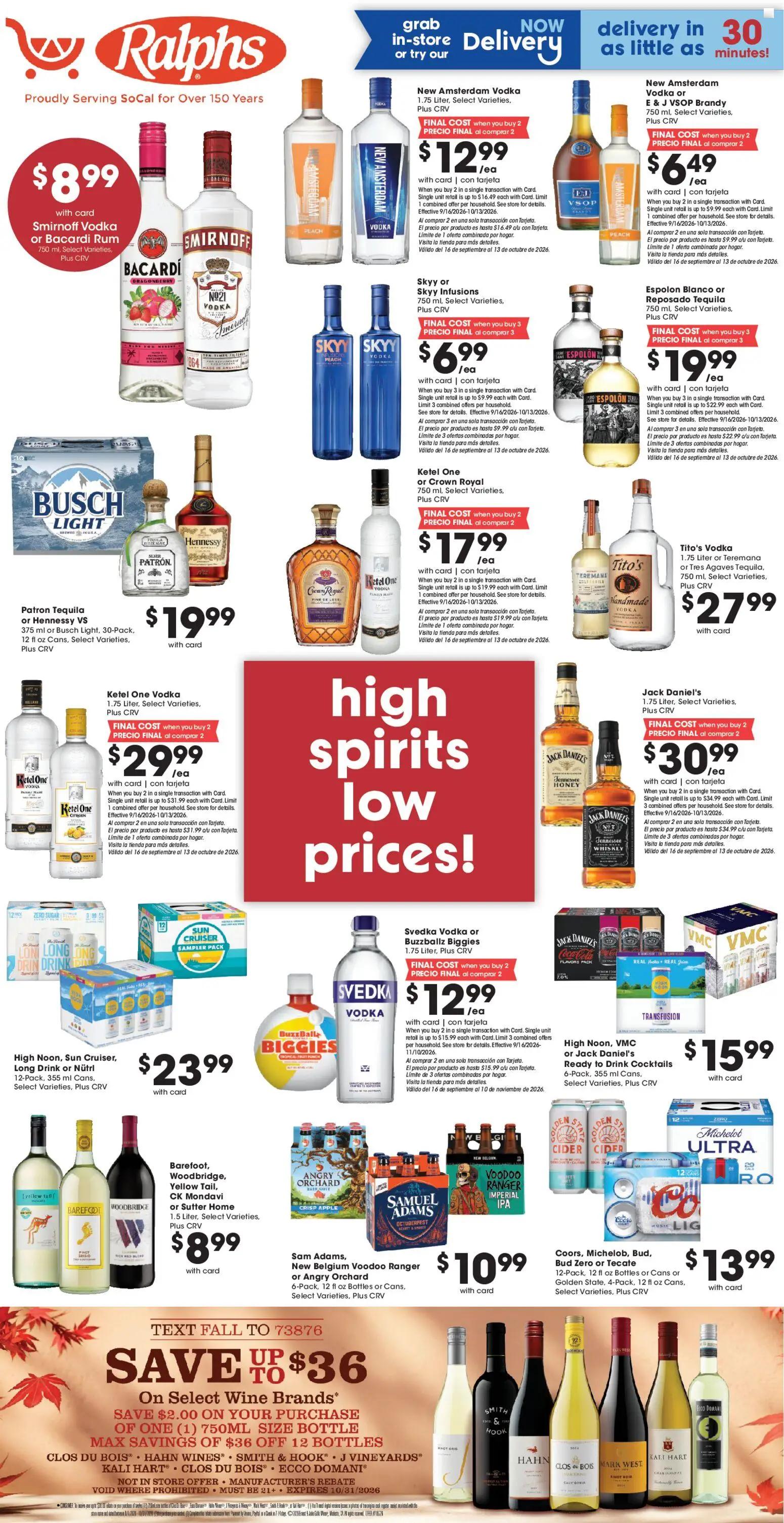 ralphs - Ralphs Adult Beverage - 09/23 - 09/29 2026