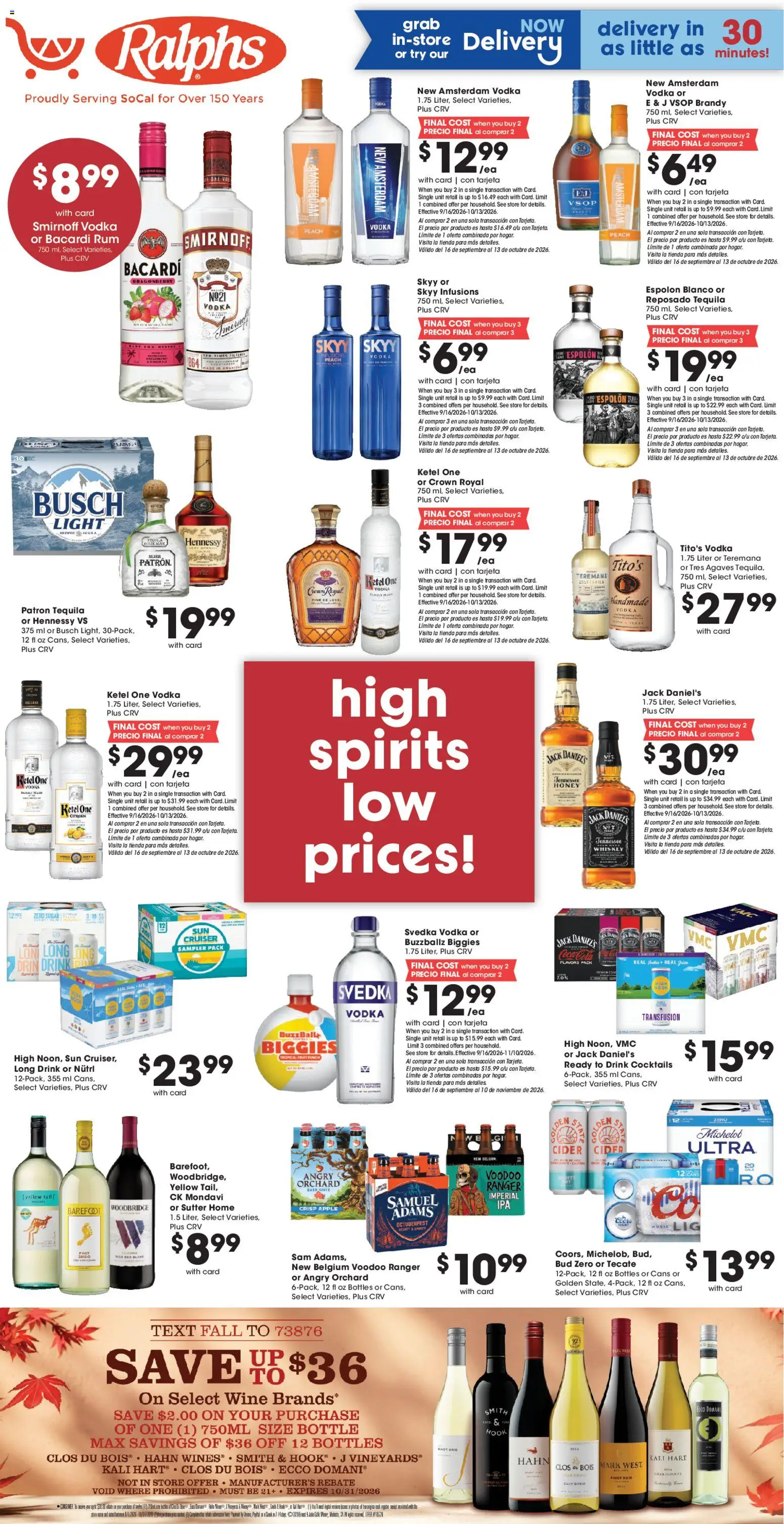 ralphs - Ralphs Adult Beverage - 10/07 - 10/13 2026
