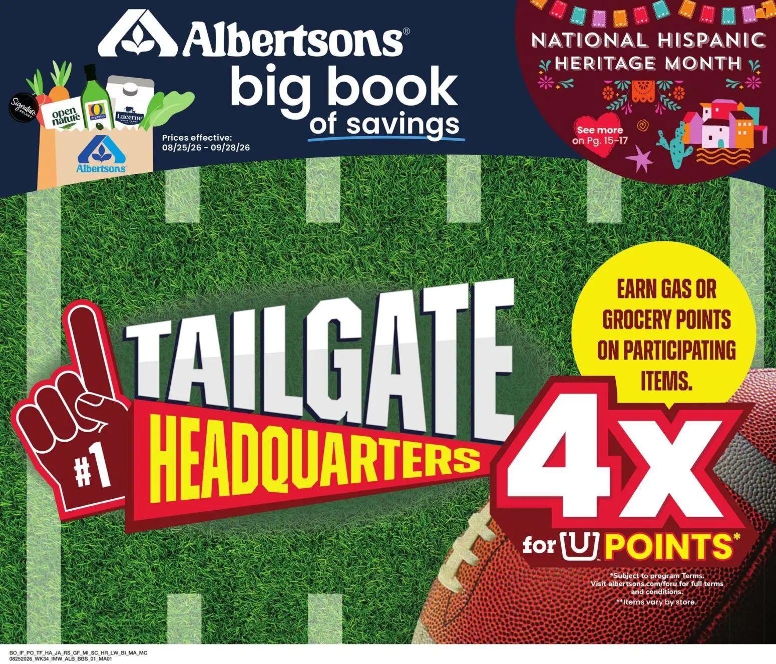 albertsons - Albertsons Big Book of Savings - 08/25 - 09/28 2026