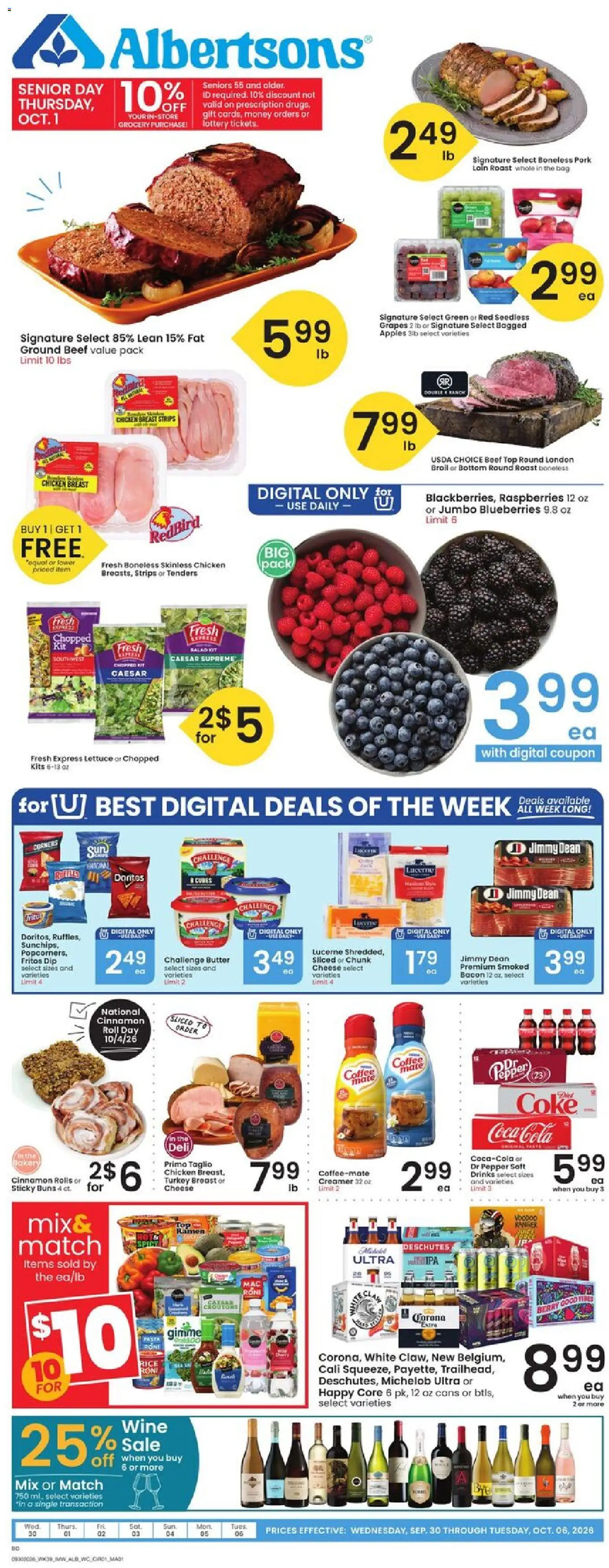 albertsons - Albertsons Weekly Ad - 09/30 - 10/06 2026